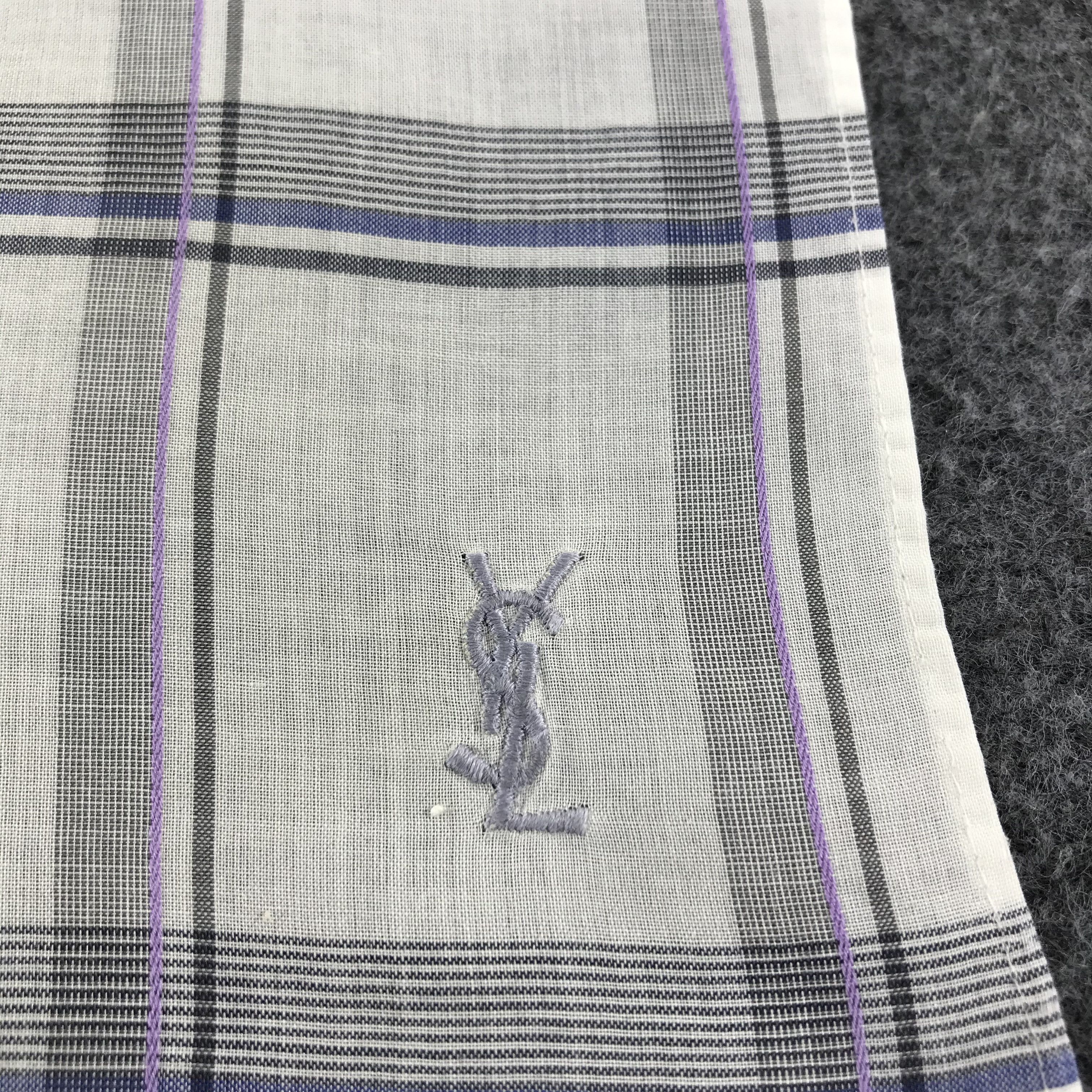 Yves Saint Laurent YSL Handkerchief Neckerchief Bandana H478 Size ONE SIZE - 4 Thumbnail