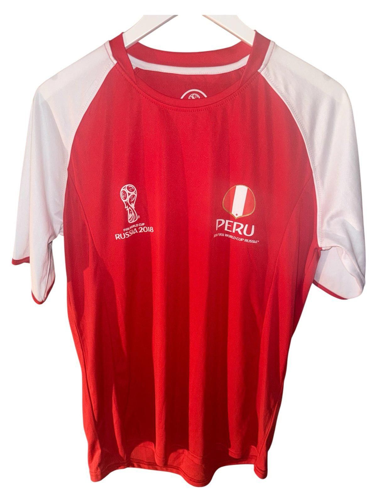 Fila Russia 2018 FIFA World Cup Peru Soccer FC Jersey Sz M Men’s Size US M / EU 48-50 / 2 - 1 Thumbnail
