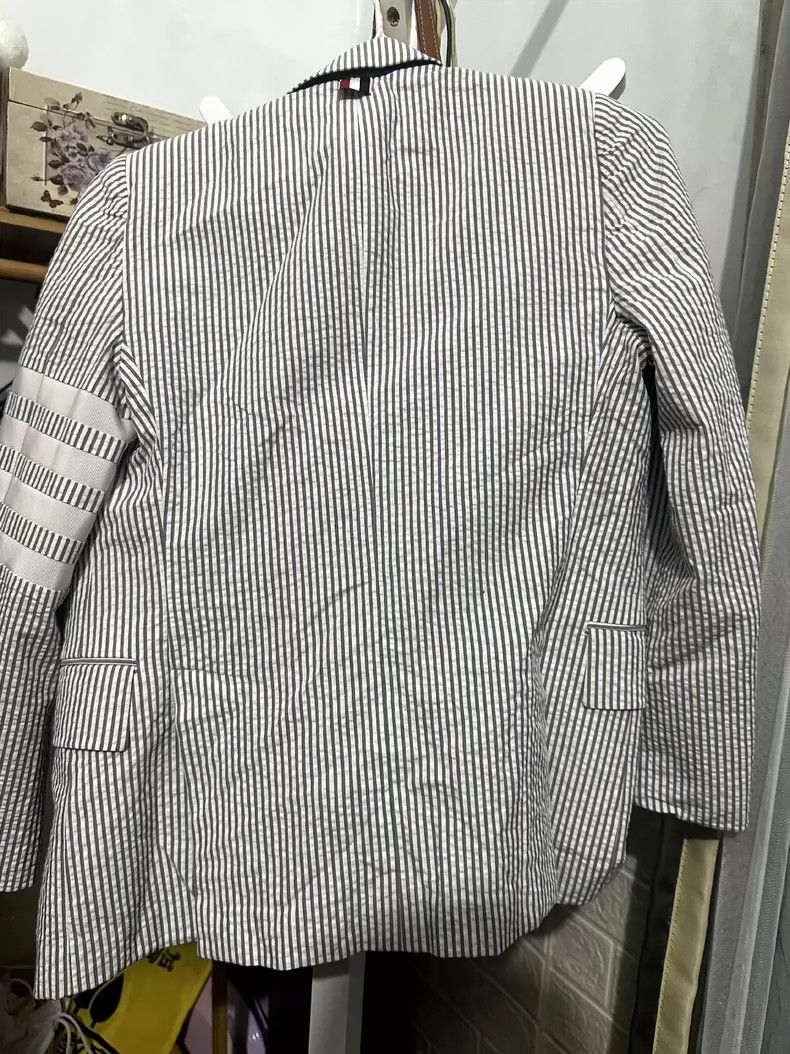 Thom Browne Thom Browne Four-bar bubble yarn suit 2503-Nextarrow Size S / US 4 / IT 40 - 2 Thumbnail
