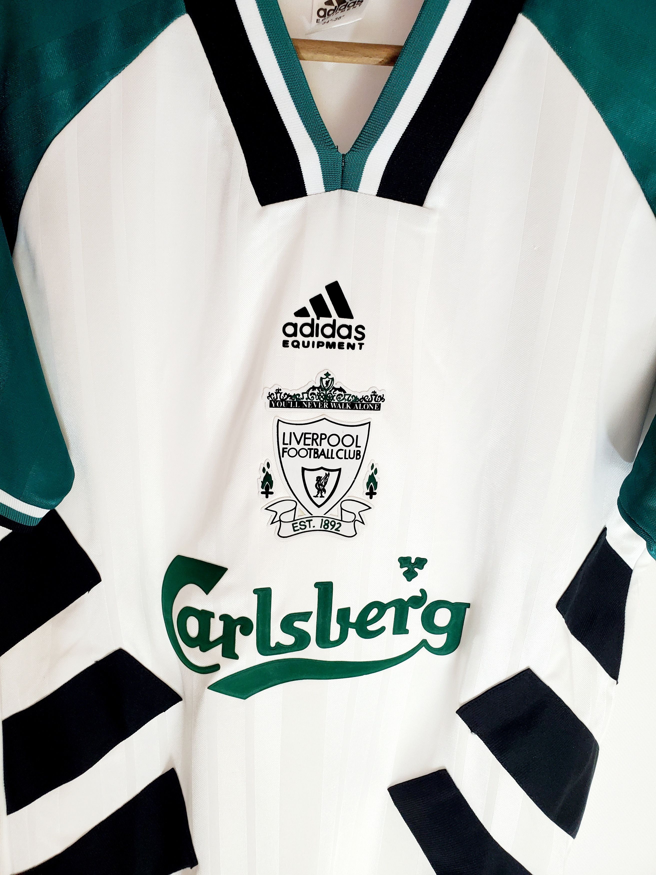 Vintage Liverpool 1993-1995 Vintage Away Jersey reprint S perfect co Size US S / EU 44-46 / 1 - 2 Thumbnail