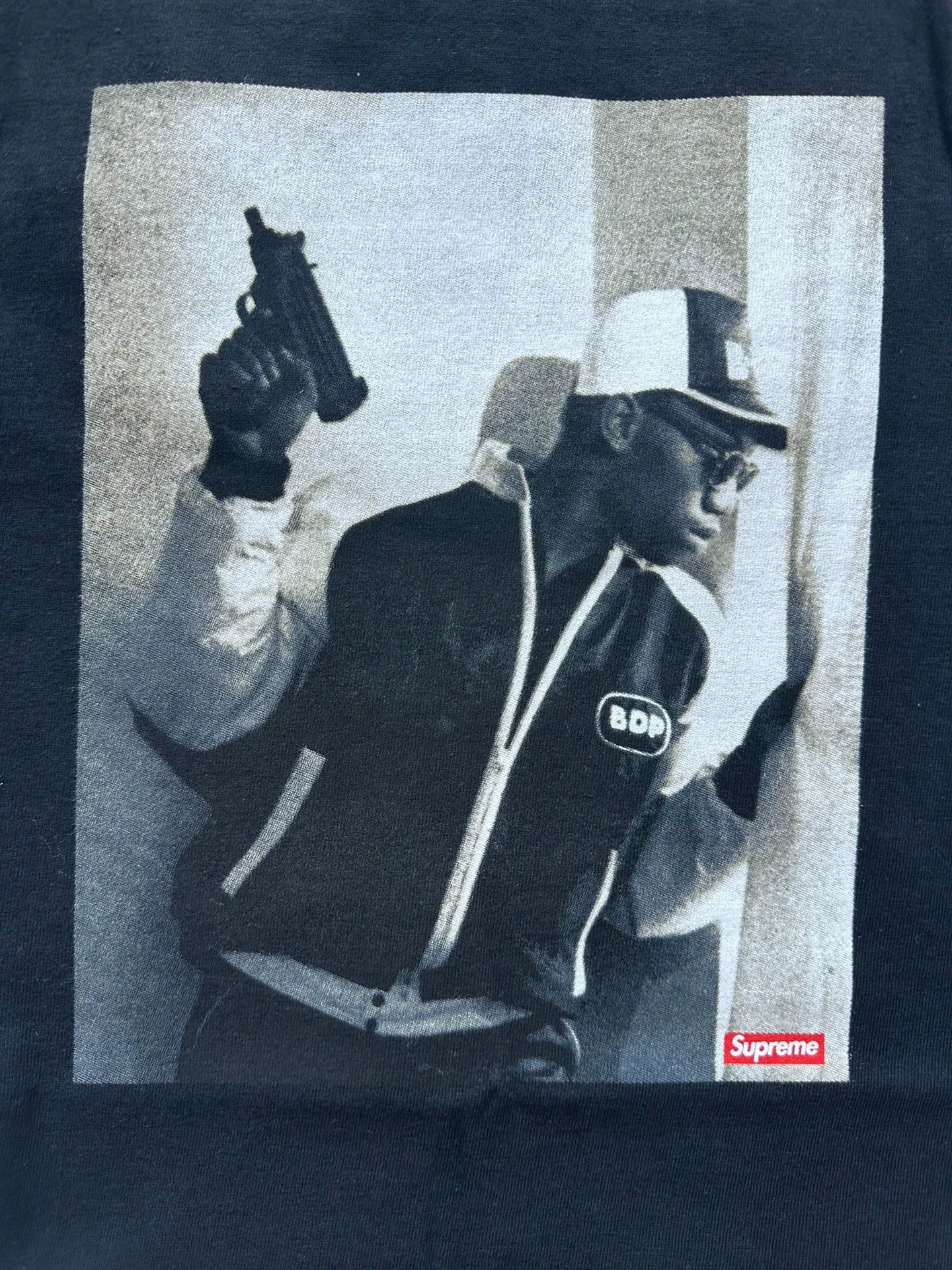 Supreme Supreme 2014FW Uzi KRS One New Rare Tee Black M Size US M / EU 48-50 / 2 - 2 Thumbnail