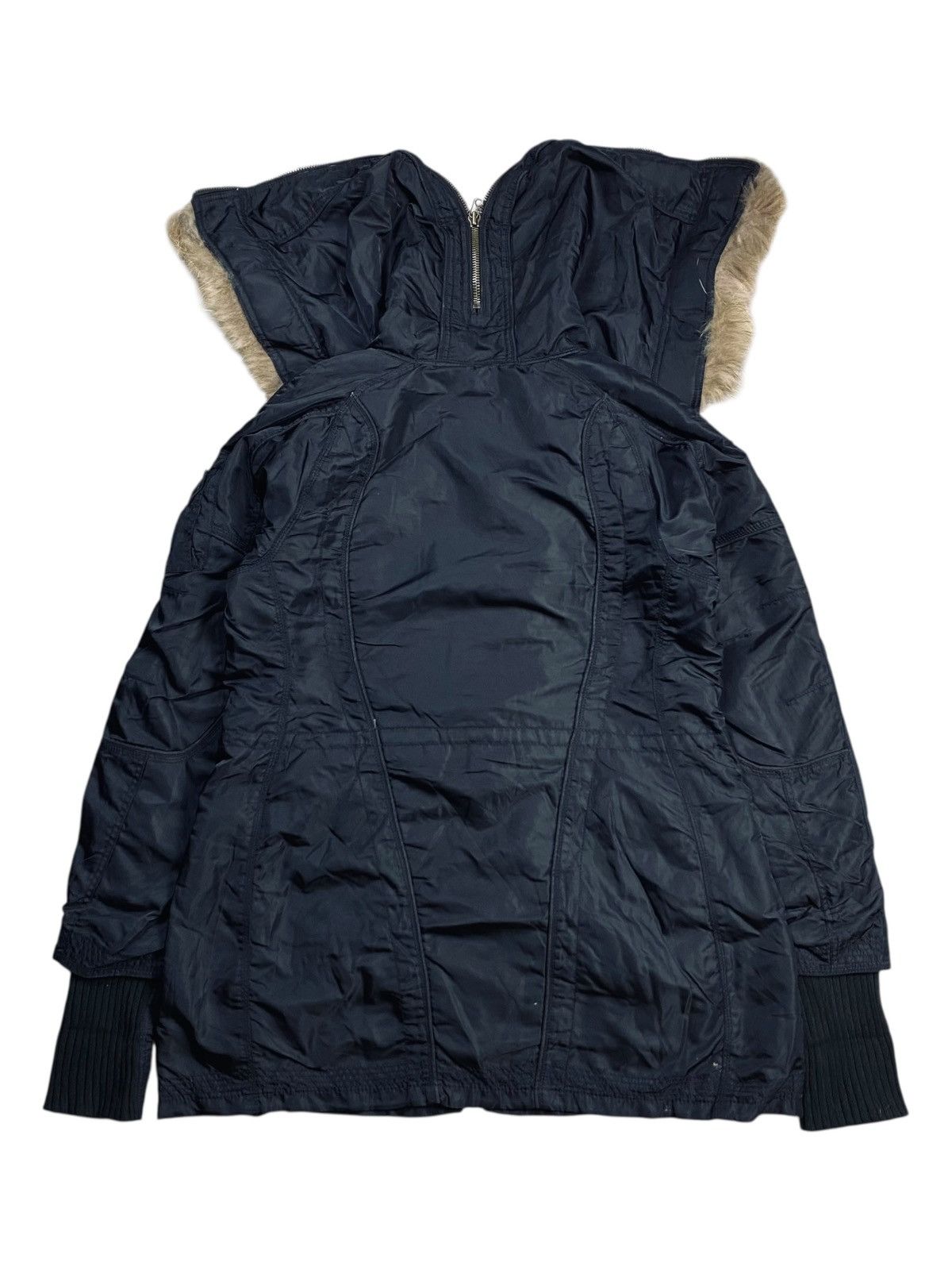 2000s GOA - Apocalypse Style Fur Hoodie Jacket