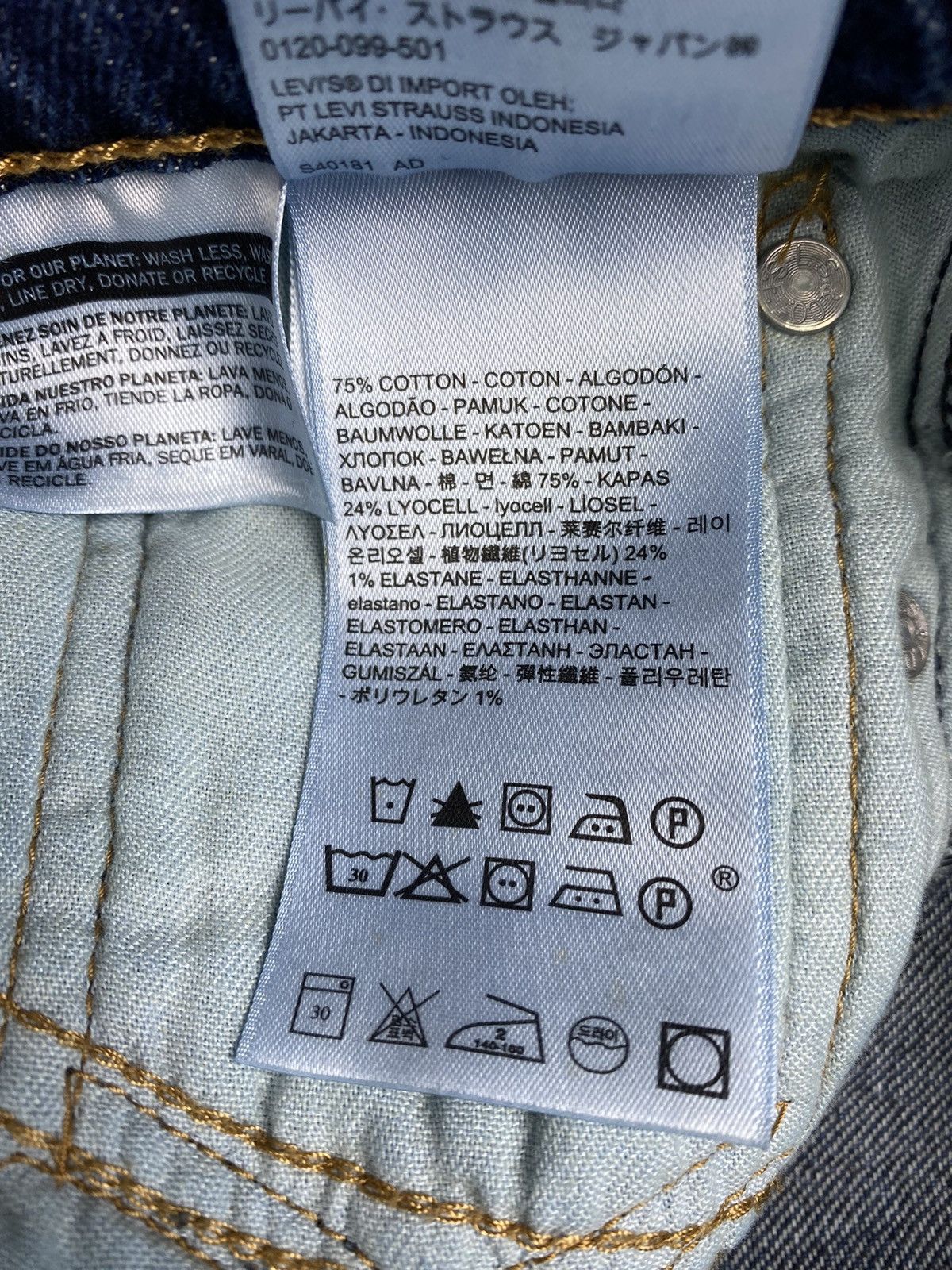 Levi's × Vintage Vintage Levis 511 Jeans Denim Pants Size US 30 / EU 46 - 12 Thumbnail