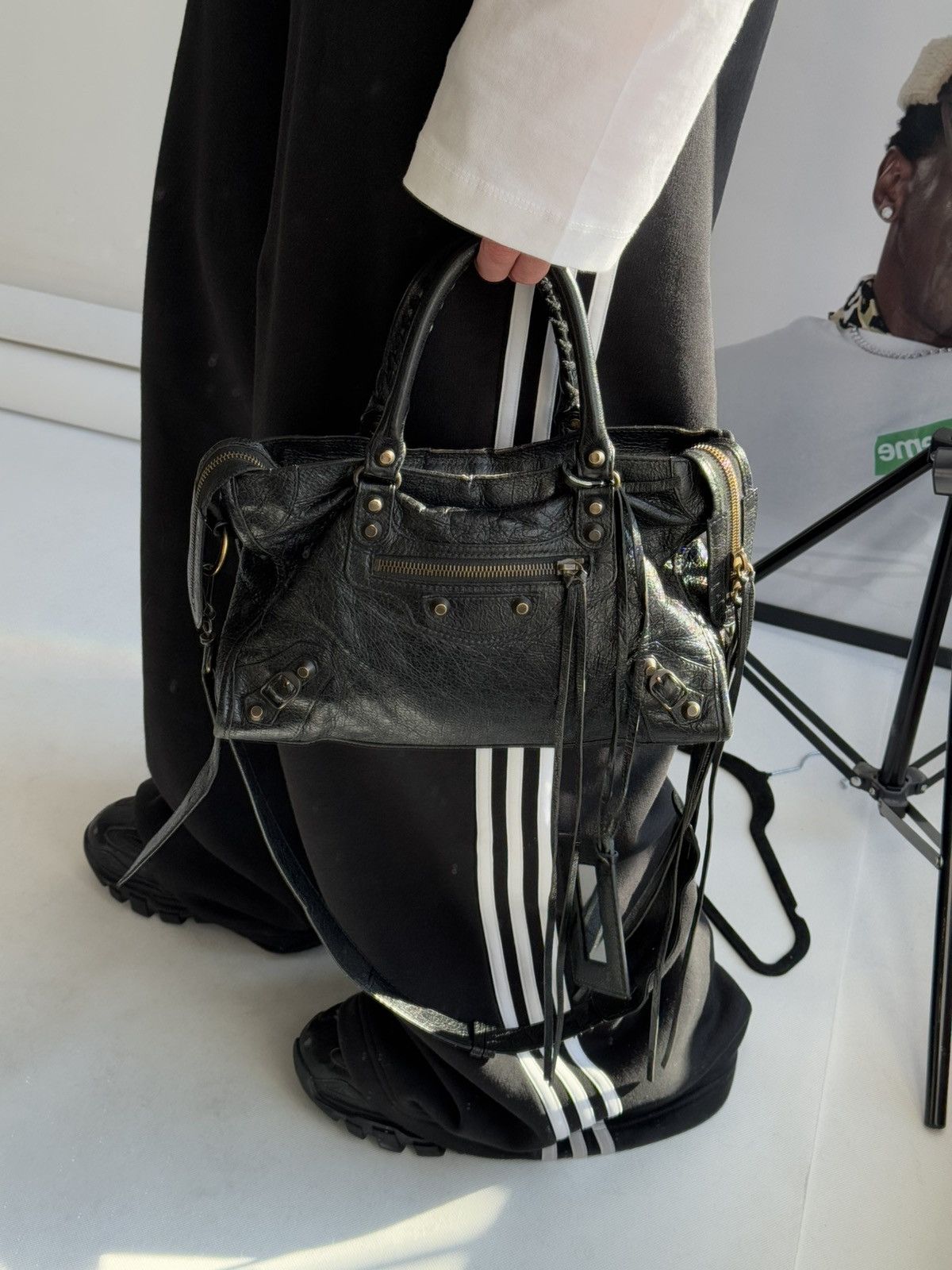 Balenciaga Vintage Balenciaga City Bag Distressed Leather Handbag Size ONE SIZE - 8 Thumbnail