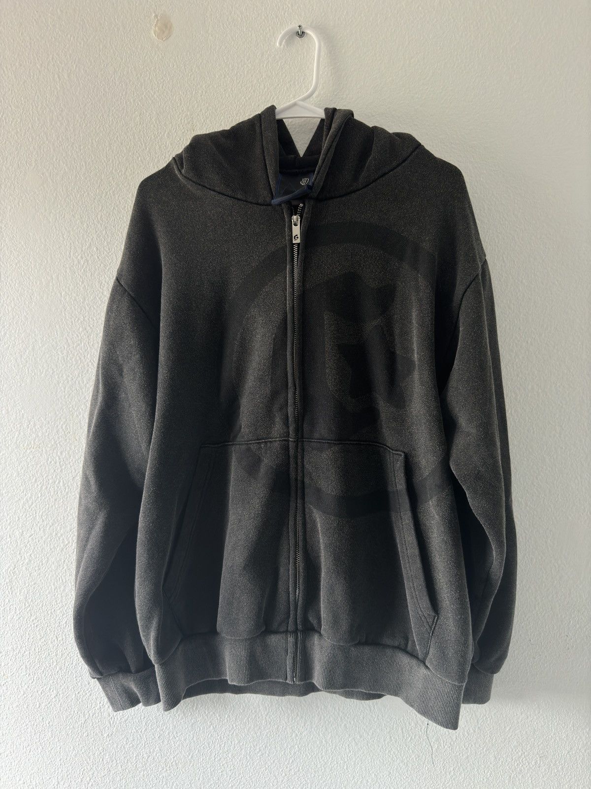 image of Crash Vancouver Sun Faded Hoodie in Black, Men's (Size Medium)