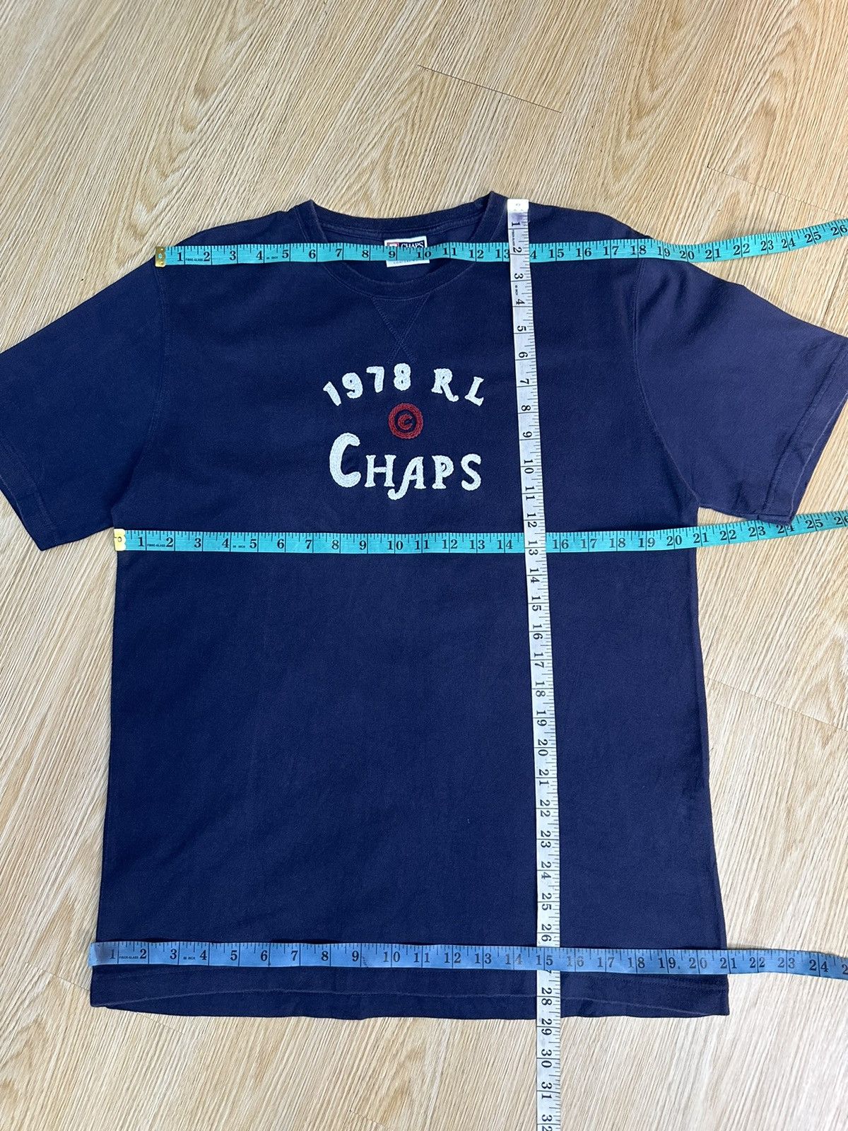 Chaps Ralph Lauren × Ralph Lauren Vintage Chaps Ralph Lauren Tshirt A408 Size US L / EU 52-54 / 3 - 5 Thumbnail