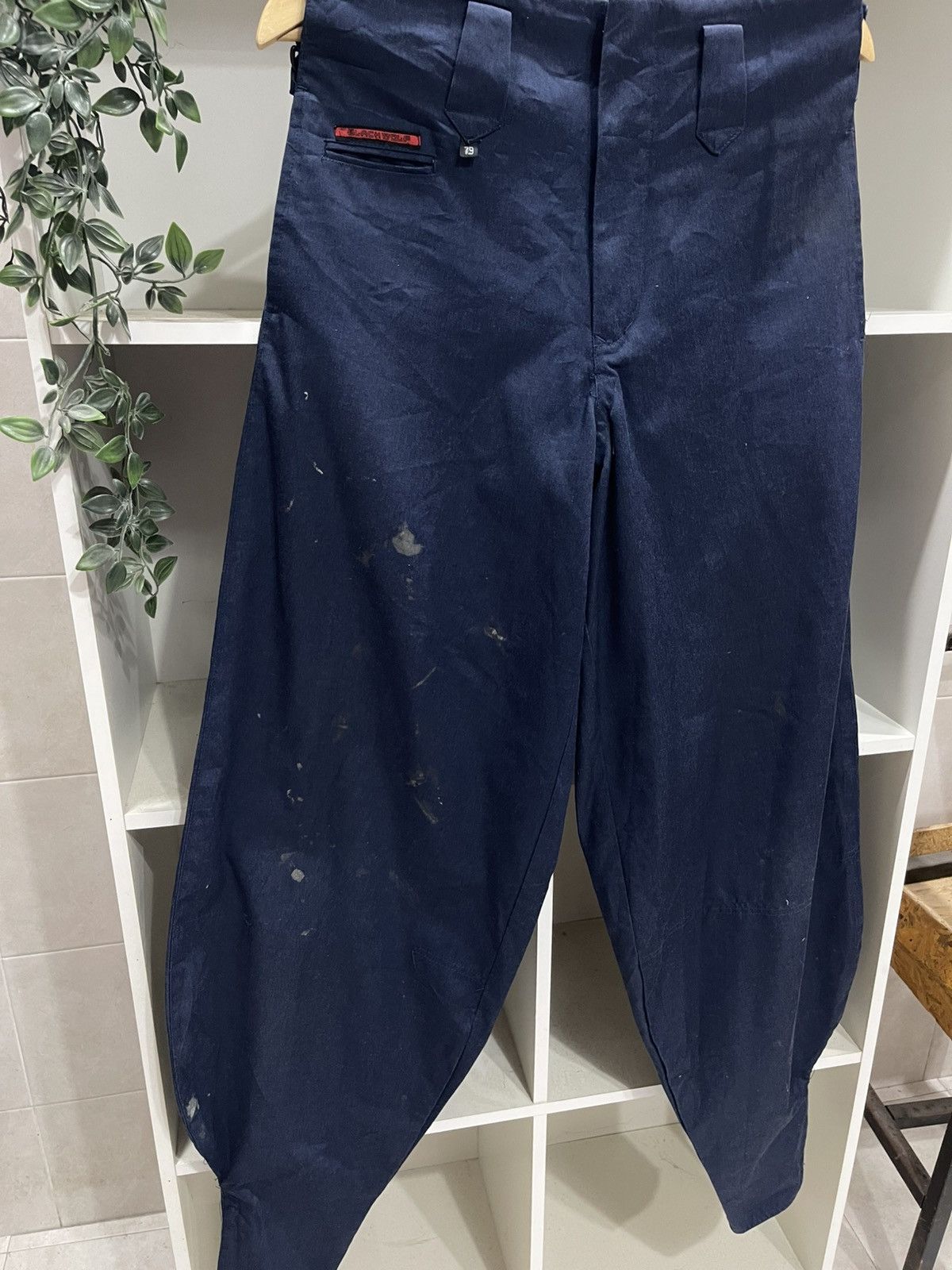 Japanese Brand Distressed Blackwolf Tobi Pants Size US 30 / EU 46 - 2 Thumbnail