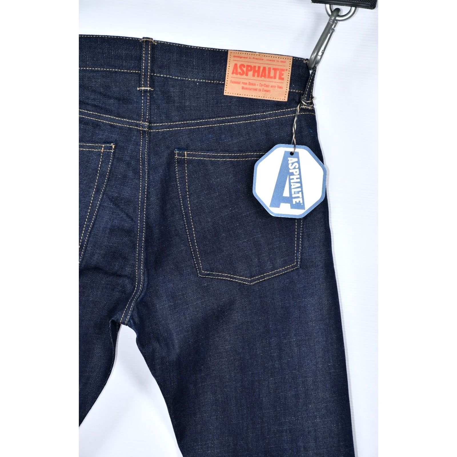 Denime ASPHALTE Candiani Selvedge Denim Jeans Main Selling Point Shirt Mens W31 Blue 5-Pocket 34in Inseam Regular Size 31 Cotton Denim Vintage No Size US 31 - 6 Thumbnail