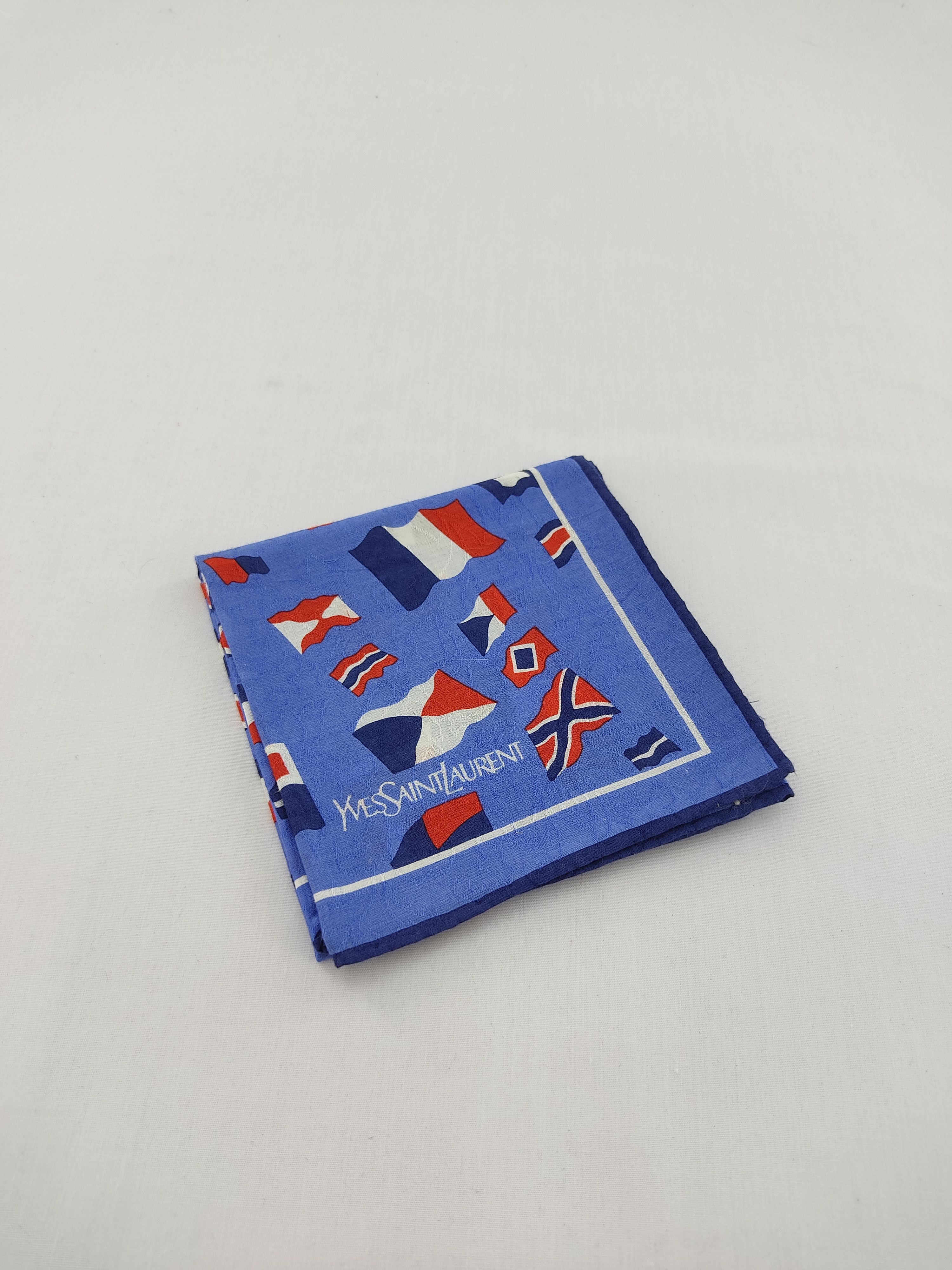 Yves Saint Laurent Vintage Yves Saint Laurent Handkerchief / Neckwear / Bandana Size ONE SIZE - 3 Thumbnail