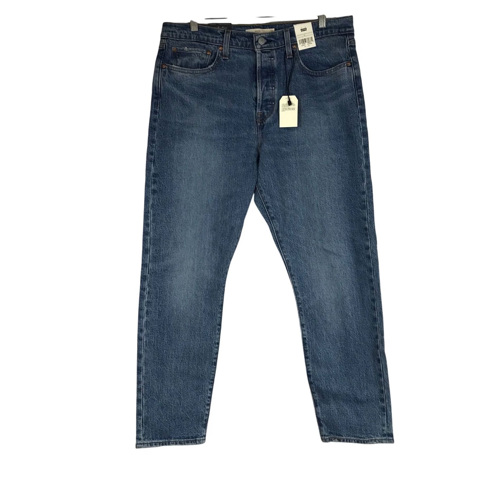 Vintage Levi's Premium Wedgie Fit Jeans High Rise Tapered Leg Medium Wash Blue 32 Womens Size 24" / US 00 / IT 34 - 2 Thumbnail