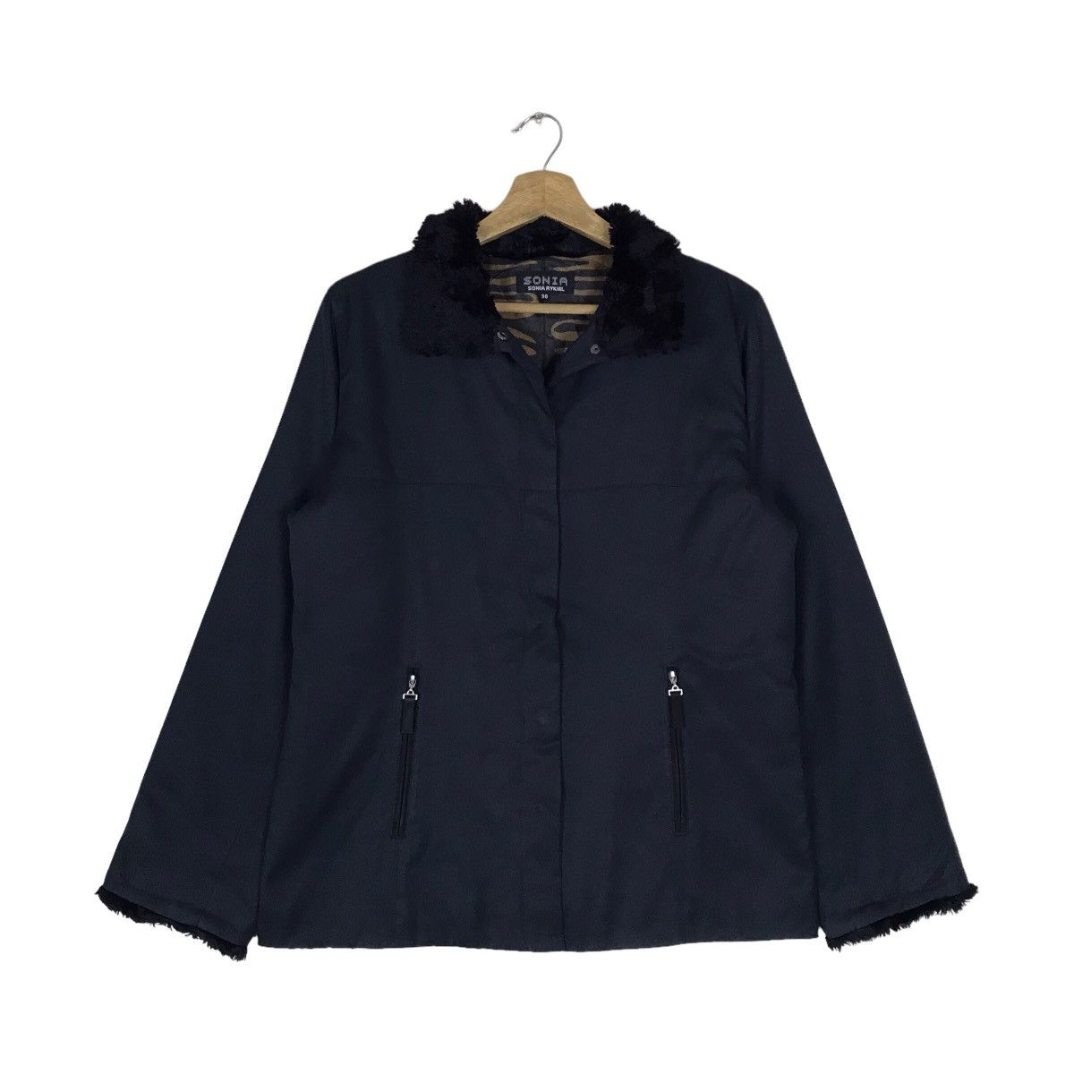 Vintage Sonia Rykiel Fur Collar Jacket