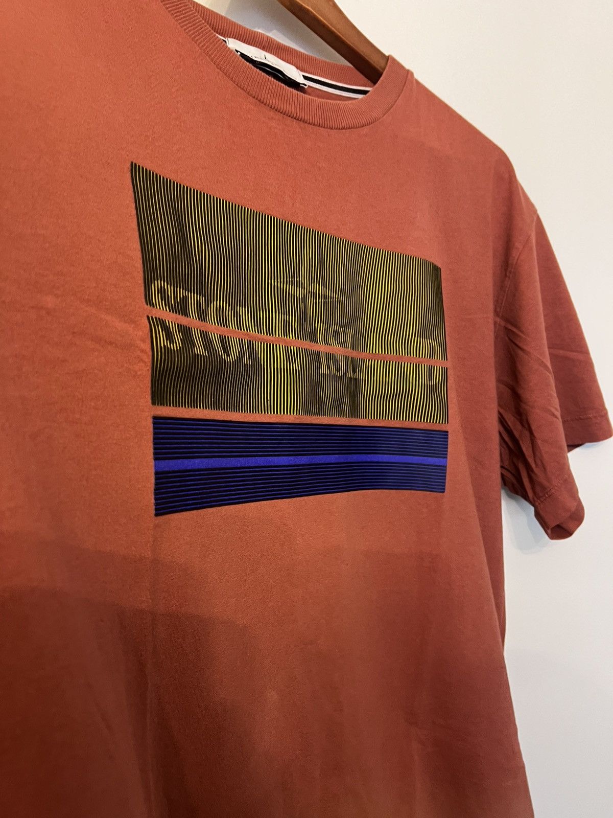 Stone Island Stone Island Optical Illusion Tee Brick-Red XXL Size US XXL / EU 58 / 5 - 1 Thumbnail