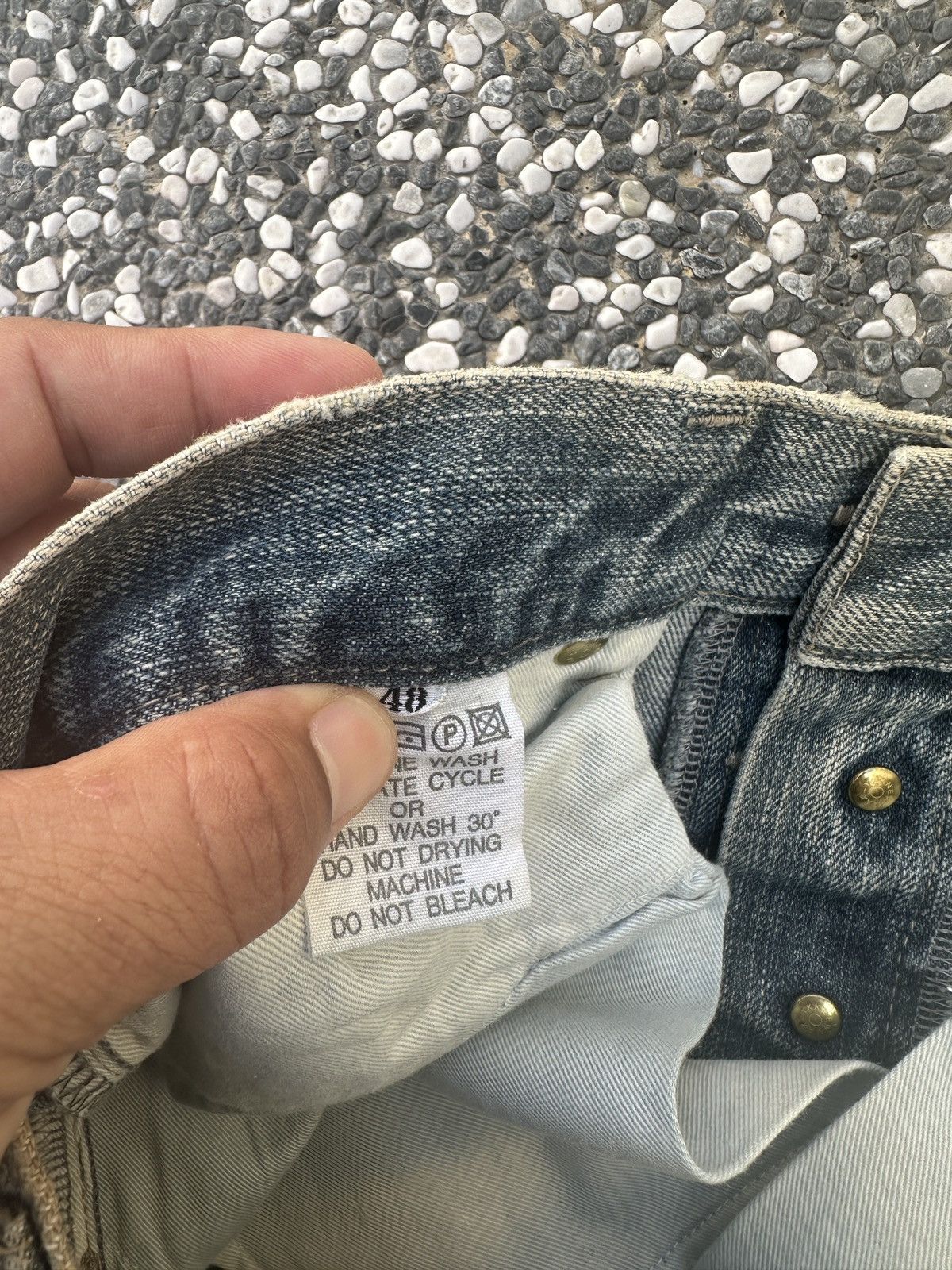 The Viridi-anne Distressed The Viridi-Anne x Monochrome Denim Jeans Size US 33 - 19 Thumbnail