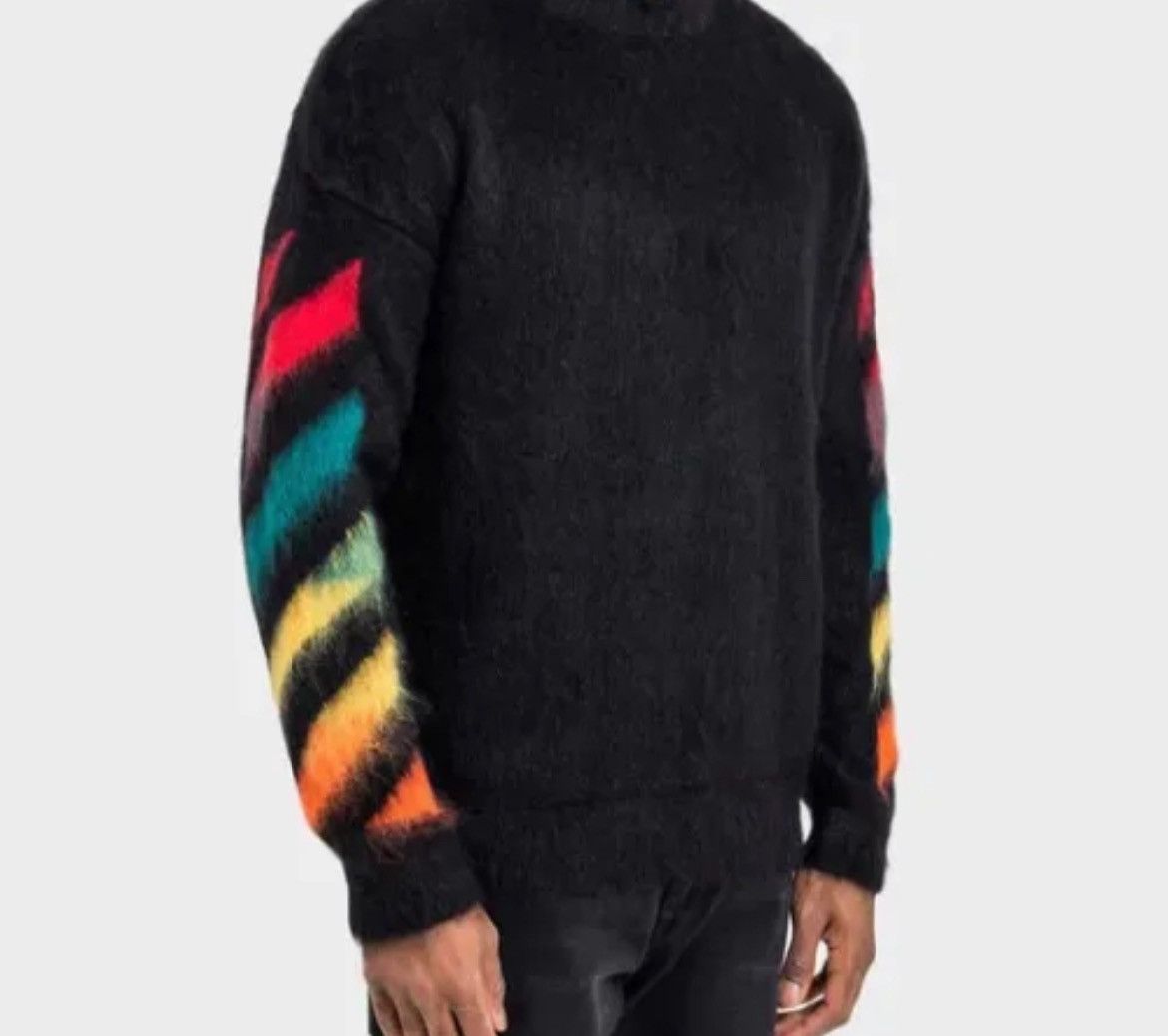 Off-White 💥NWT💥 OFF-WHITE GRADIENT MOHAIR SWEATER Size US S / EU 44-46 / 1 - 5 Thumbnail