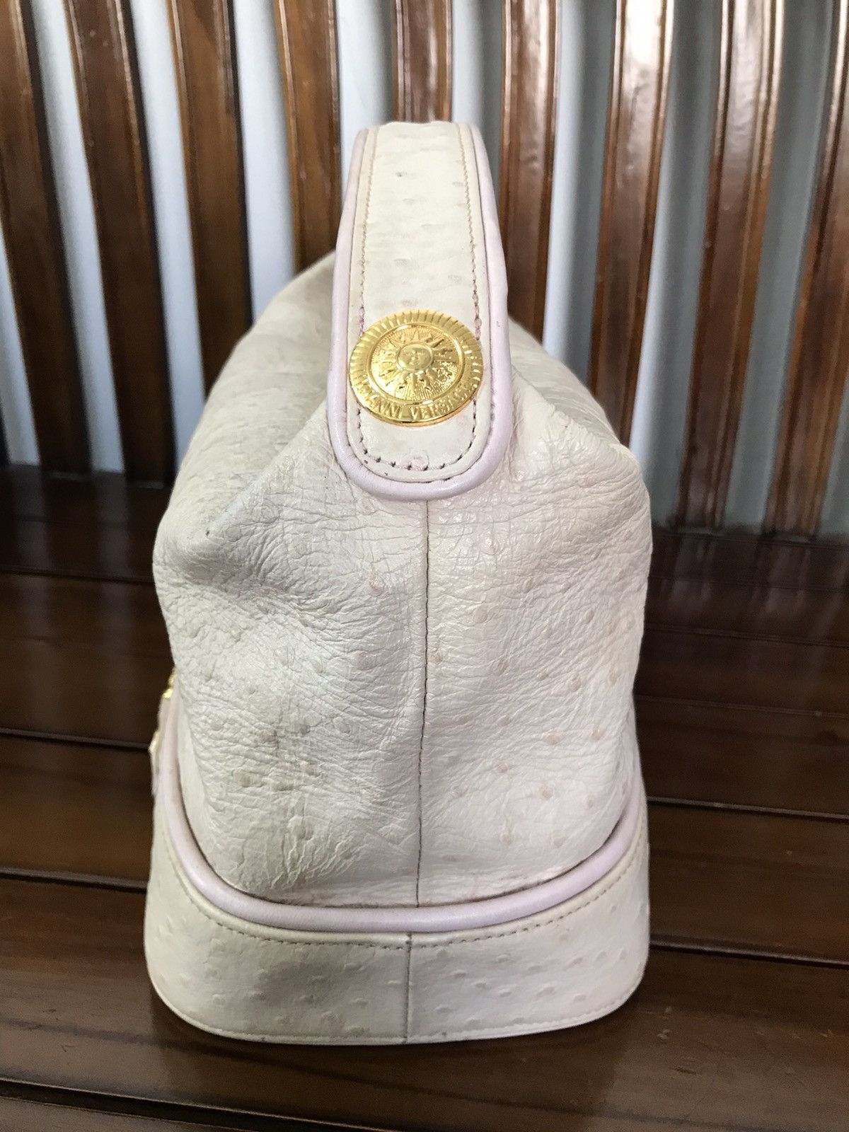 Versace Vintage Gianni Versace Bag Leather Pink Handbag Size ONE SIZE - 2 Thumbnail