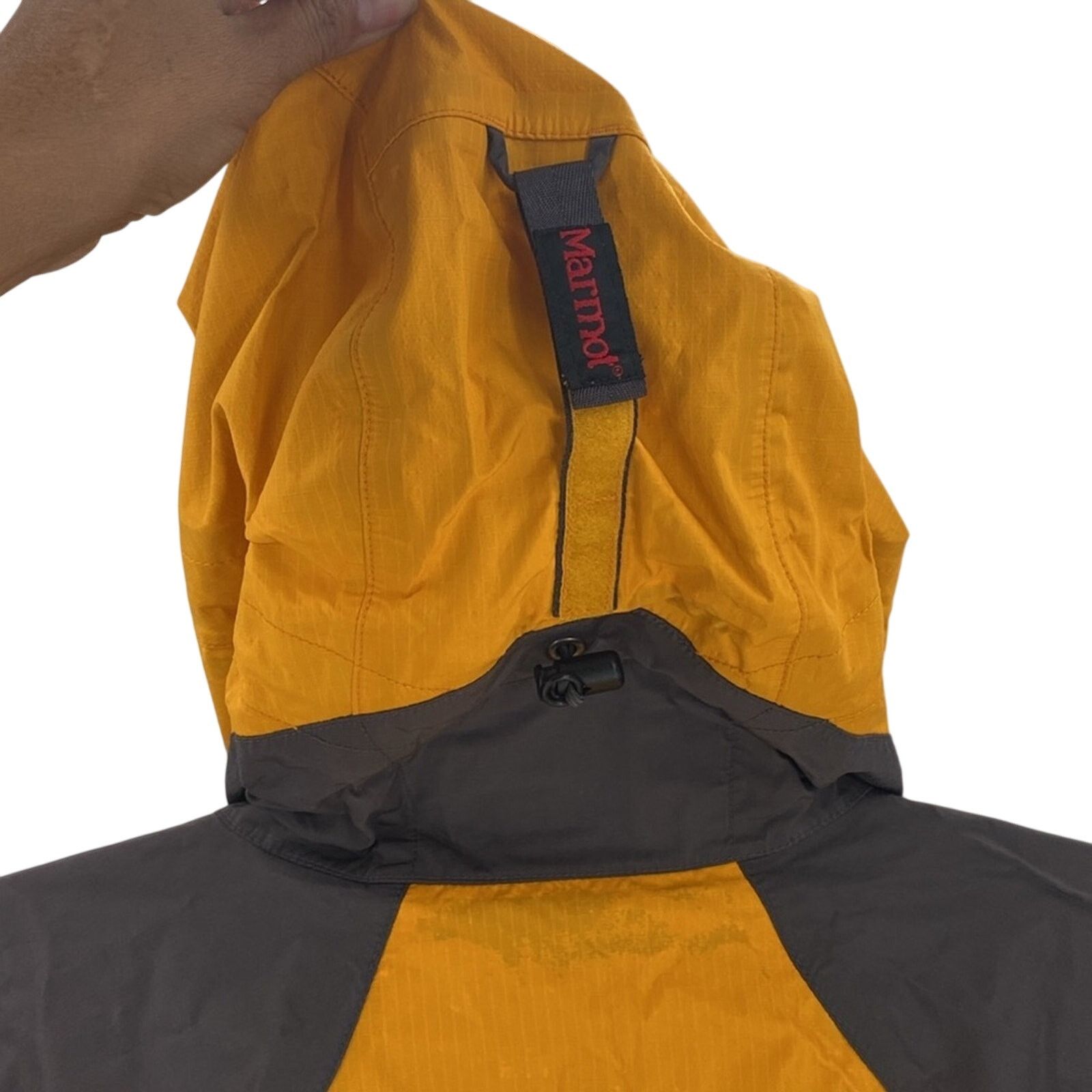 Marmot Marmot yellow gray vented hooded windbreaker camping size XL Size US XL / EU 56 / 4 - 12 Thumbnail