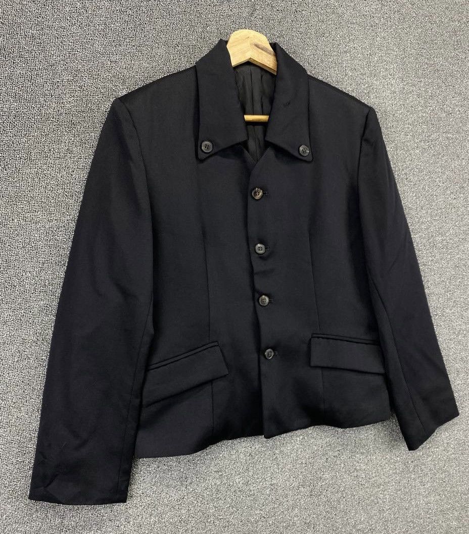 Yohji Yamamoto Vintage Yohji Yamamoto Y’S Bis Wool Coat Jacket Size M / US 6-8 / IT 42-44 - 2 Thumbnail