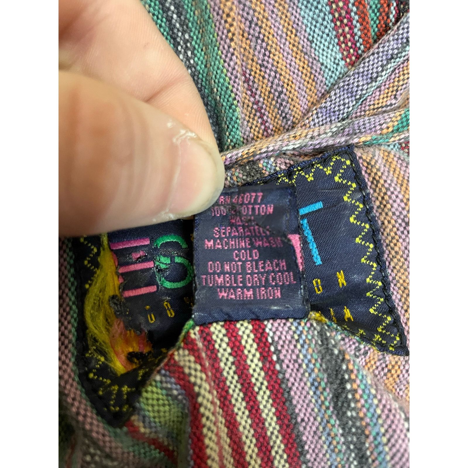 Vintage Vintage Esprit Guatemalan Fabric Dress Womens M Hand Pockets Size M / US 6-8 / IT 42-44 - 6 Thumbnail