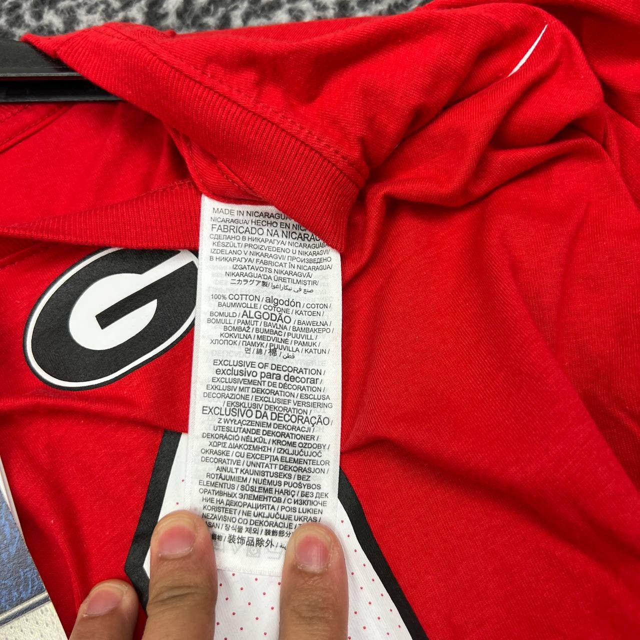 Nike Nike Shirt Men Large Red Georgia Bulldogs #1 Short Sleeve Size US L / EU 52-54 / 3 - 6 Thumbnail