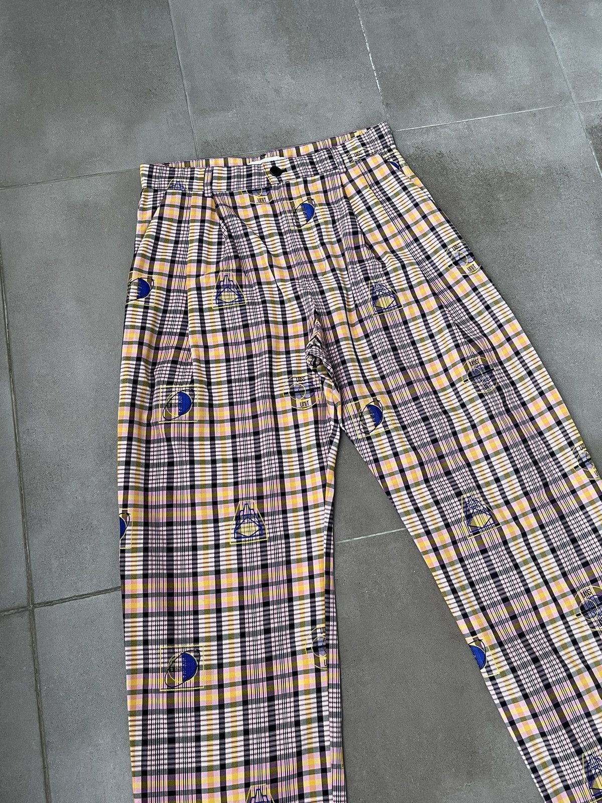 Henrik Vibskov !DS! AW22 Henrik Vibskov Orion Space Checks Casual Pants Size US 32 / EU 48 - 9 Thumbnail