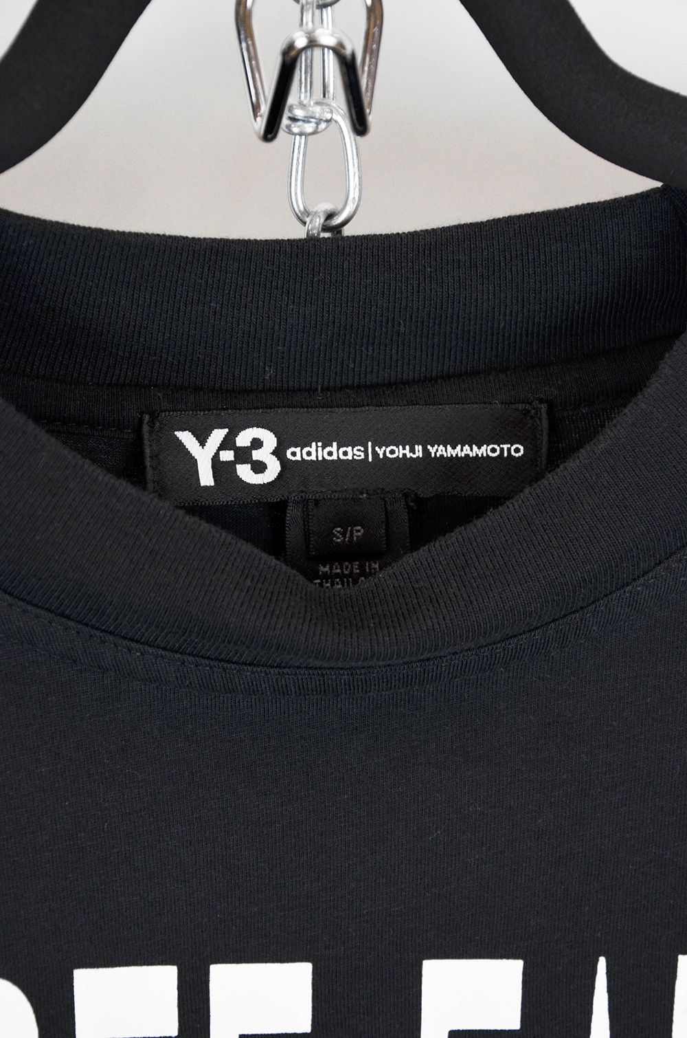 Y-3 × Yohji Yamamoto Y-3 Printed Black Oversized T-Shirt - S Size US S / EU 44-46 / 1 - 8 Thumbnail