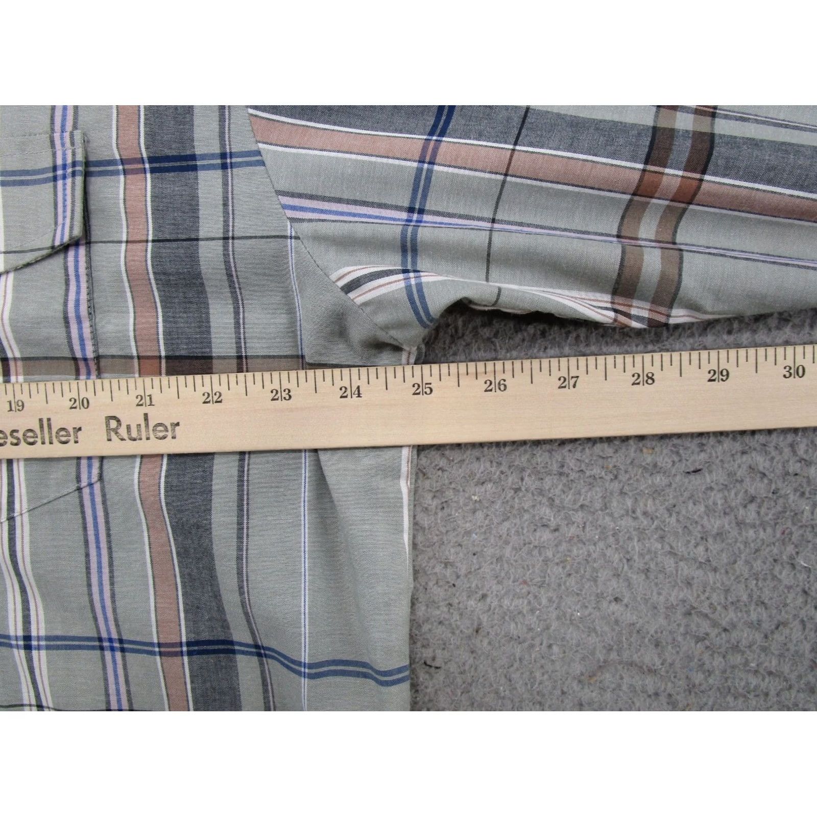 Roper Roper Mens Button-Up Shirt Long Sleeve Plaid Cotton Blend Multicolor 2XL Western Casual, Workwear, Business, Party/Cocktail, Travel, Wedding Mens Size US XXL / EU 58 / 5 - 5 Thumbnail