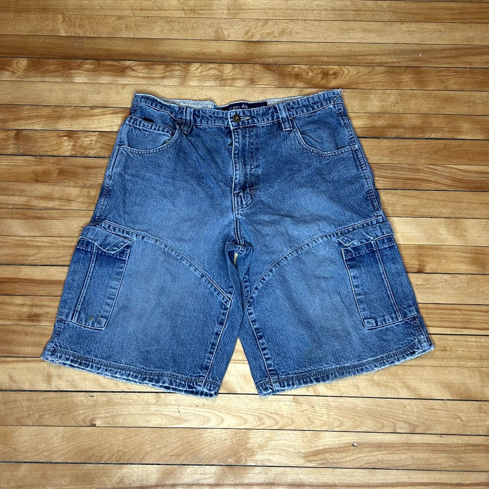 Vintage Y2K Phys. Ed Double Knee Jorts 34 Size US 34 / EU 50 - 1 Thumbnail
