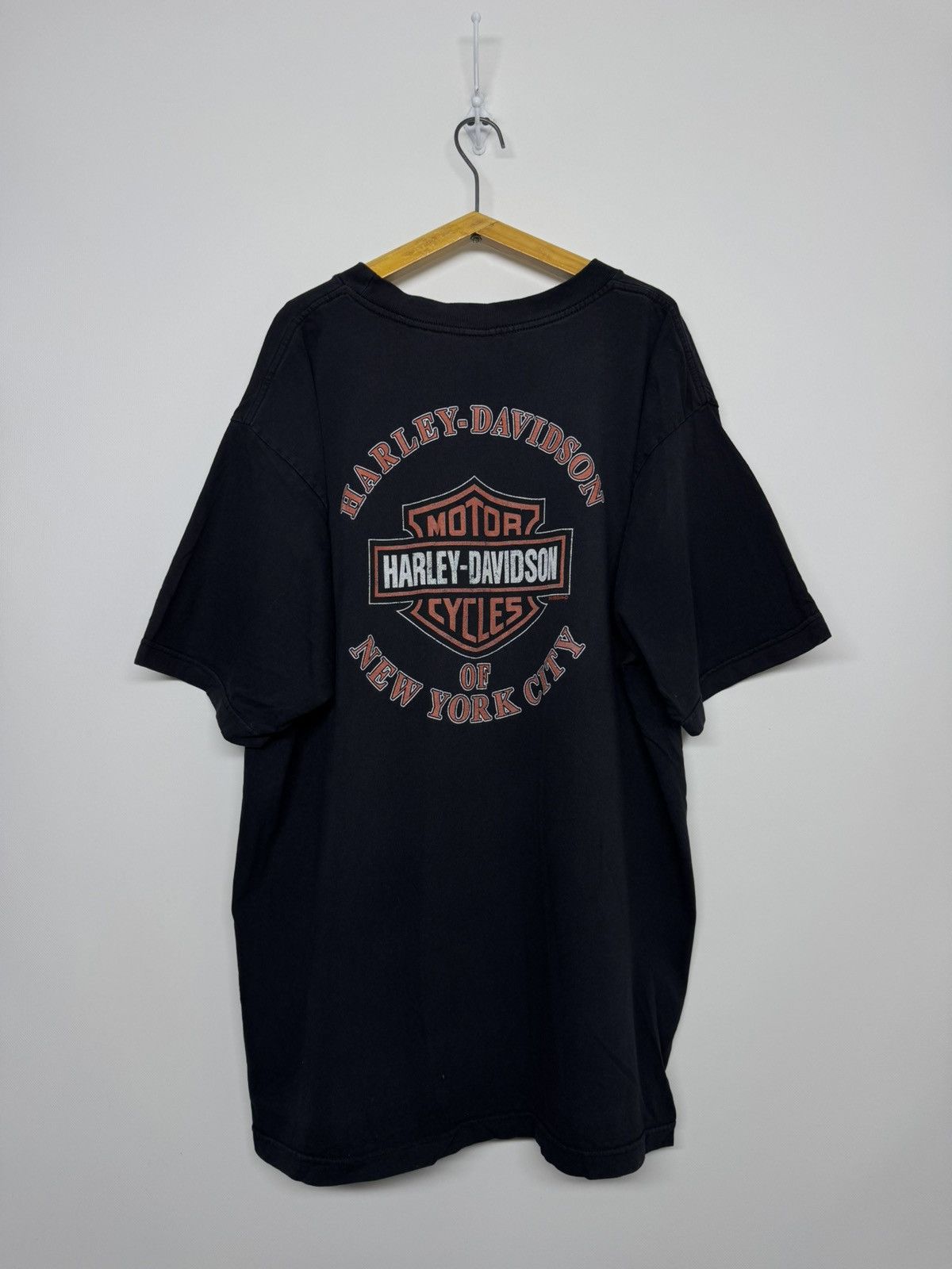 Harley Davidson Vintage Moto Biker Grunge Harley Davidson T-shirt Y2K Size US XXL / EU 58 / 5 - 3 Thumbnail