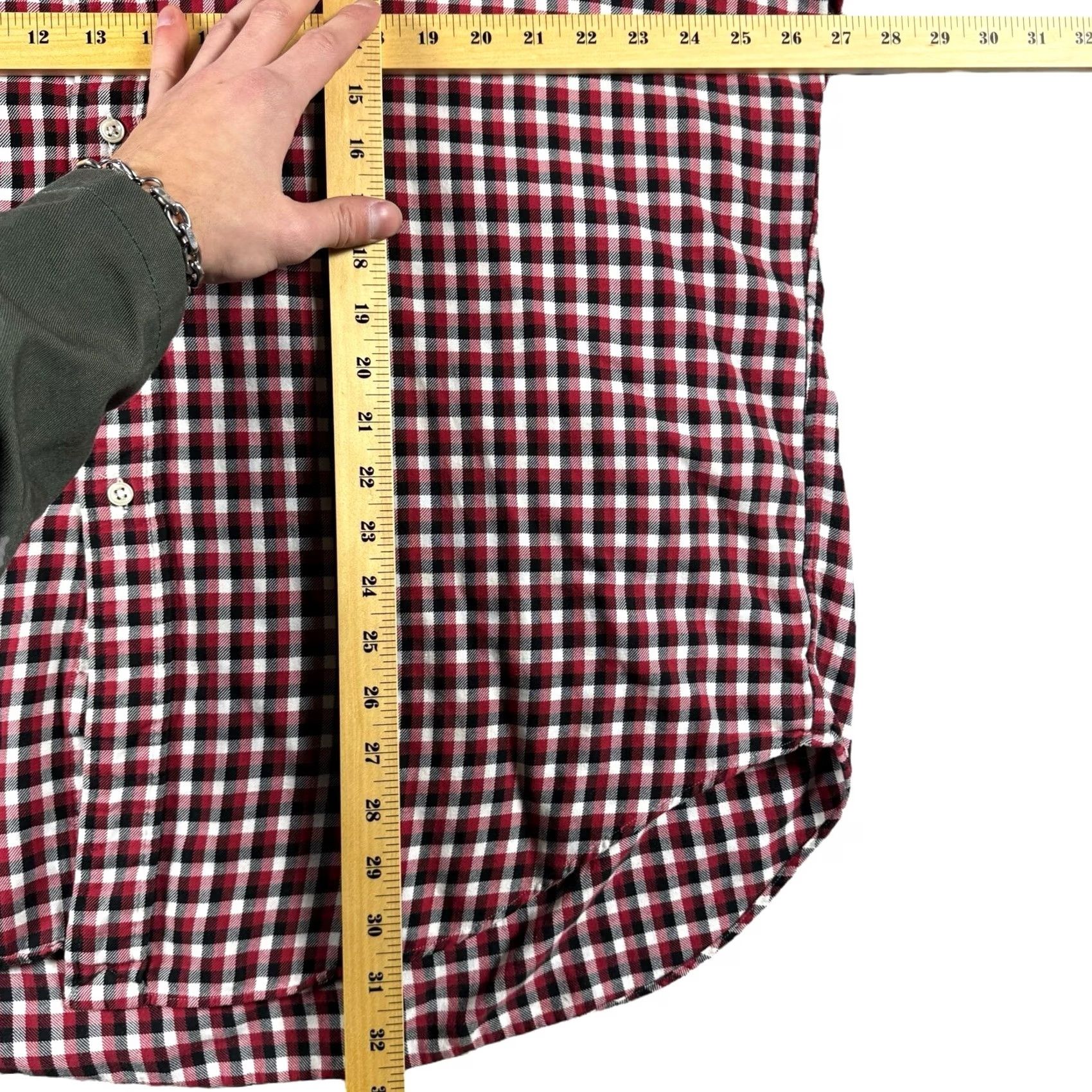 Ralph Lauren VINTAGE Ralph Lauren Blake Shirt Men’s XL Plaid 100% Cotton Button-Up Long Sleeve Red Size US XL / EU 56 / 4 - 6 Thumbnail