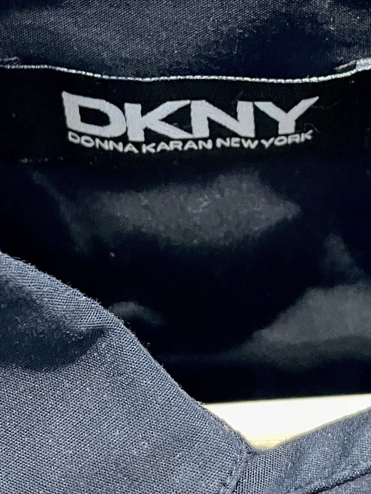 Donna Karan Vintage Donna Karan NY Black Cotton Shirt Size M / US 6-8 / IT 42-44 - 5 Thumbnail