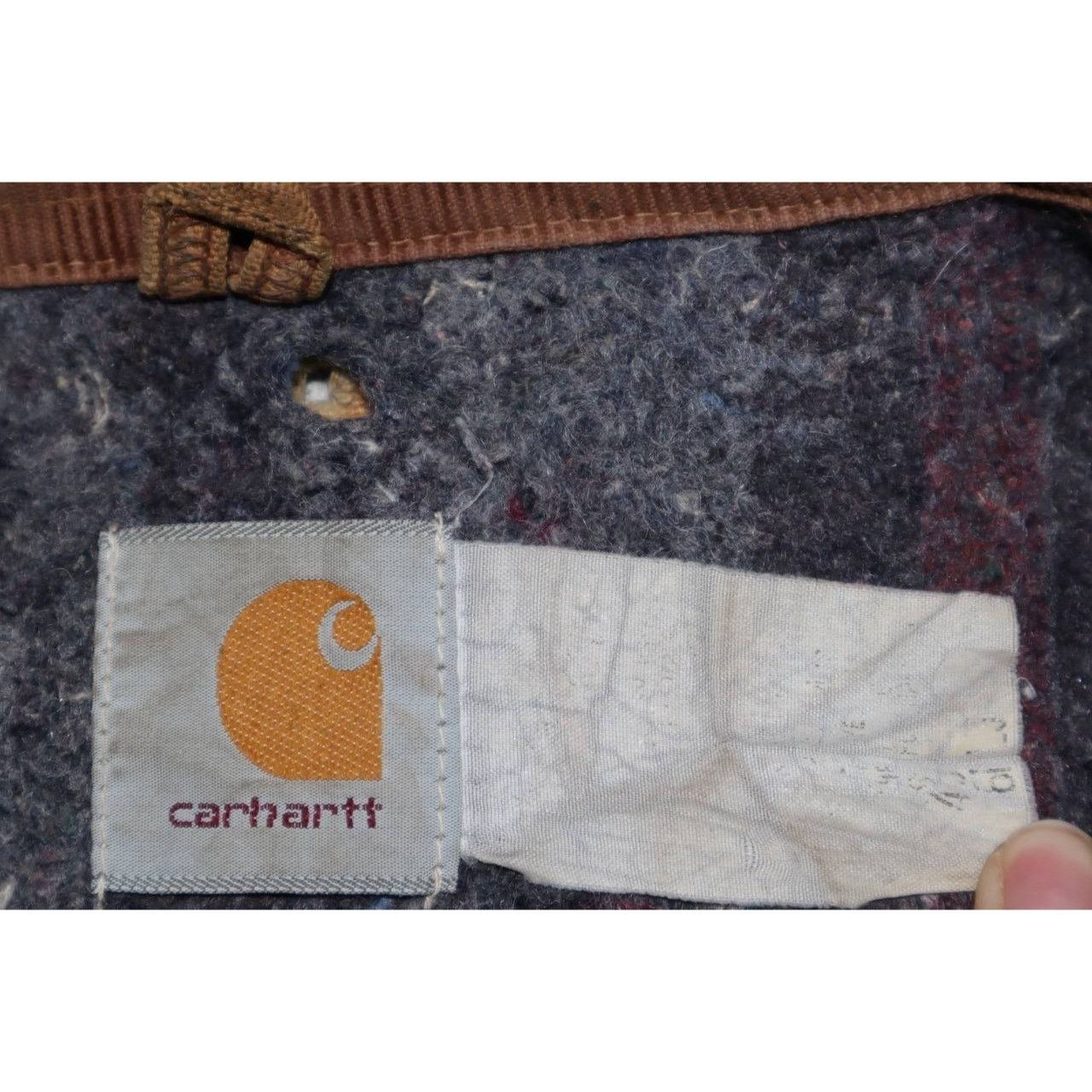 Carhartt Vintage 80s Carhartt Detroit Jacket XL Tan Canvas Workwear Size US XL / EU 56 / 4 - 5 Thumbnail