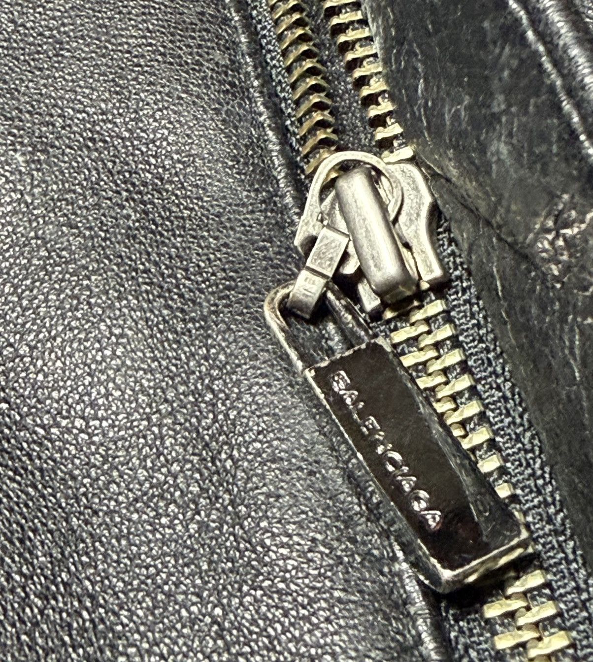 Balenciaga Balenciaga - Nicholas Ghesquière Zip-up leather jacket Size US L / EU 52-54 / 3 - 19 Thumbnail