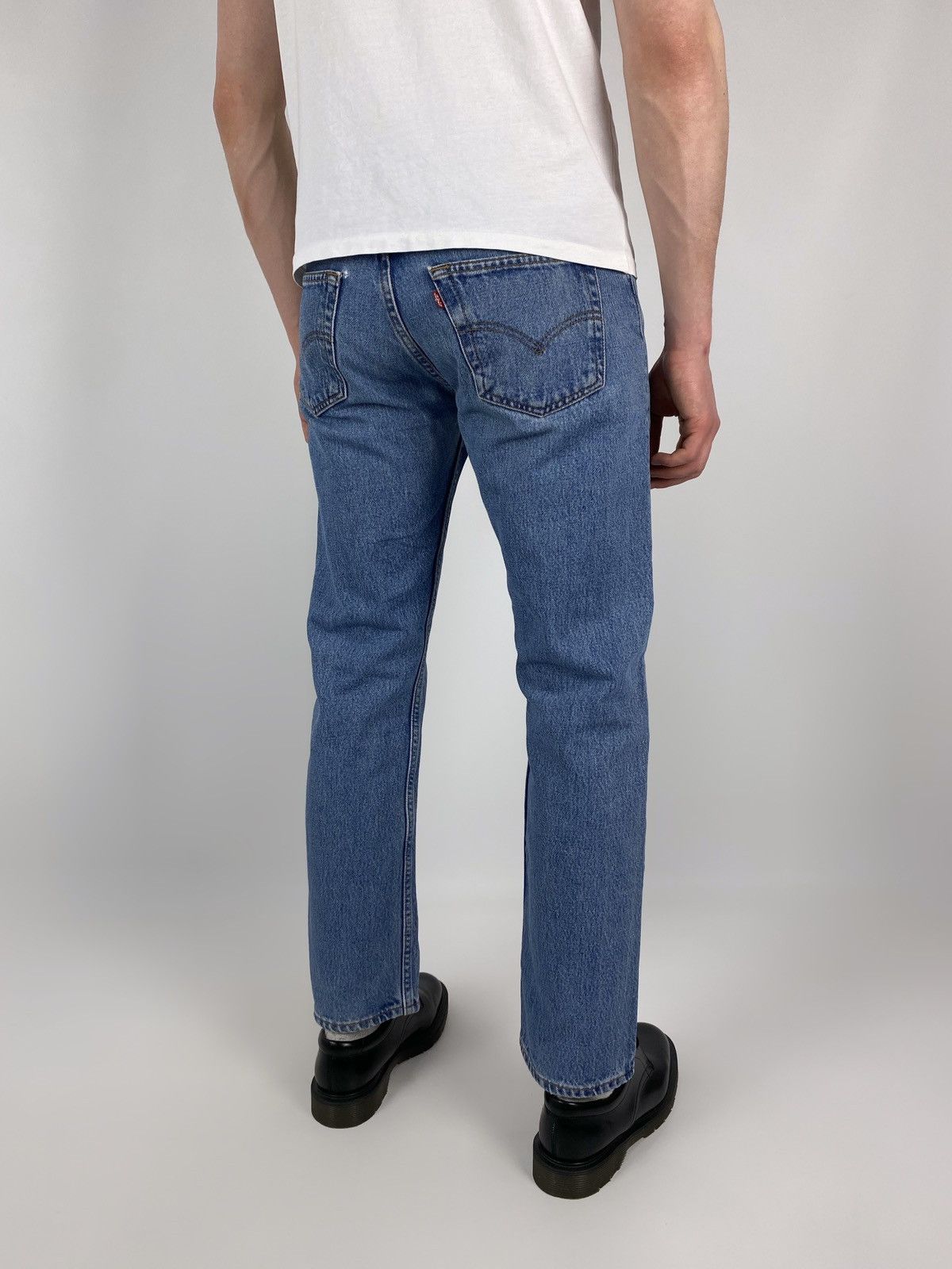 Levi's 1990’s Vintage Levi’s 501 Blue Denim Pants 32X30 Size US 32 / EU 48 - 2 Thumbnail