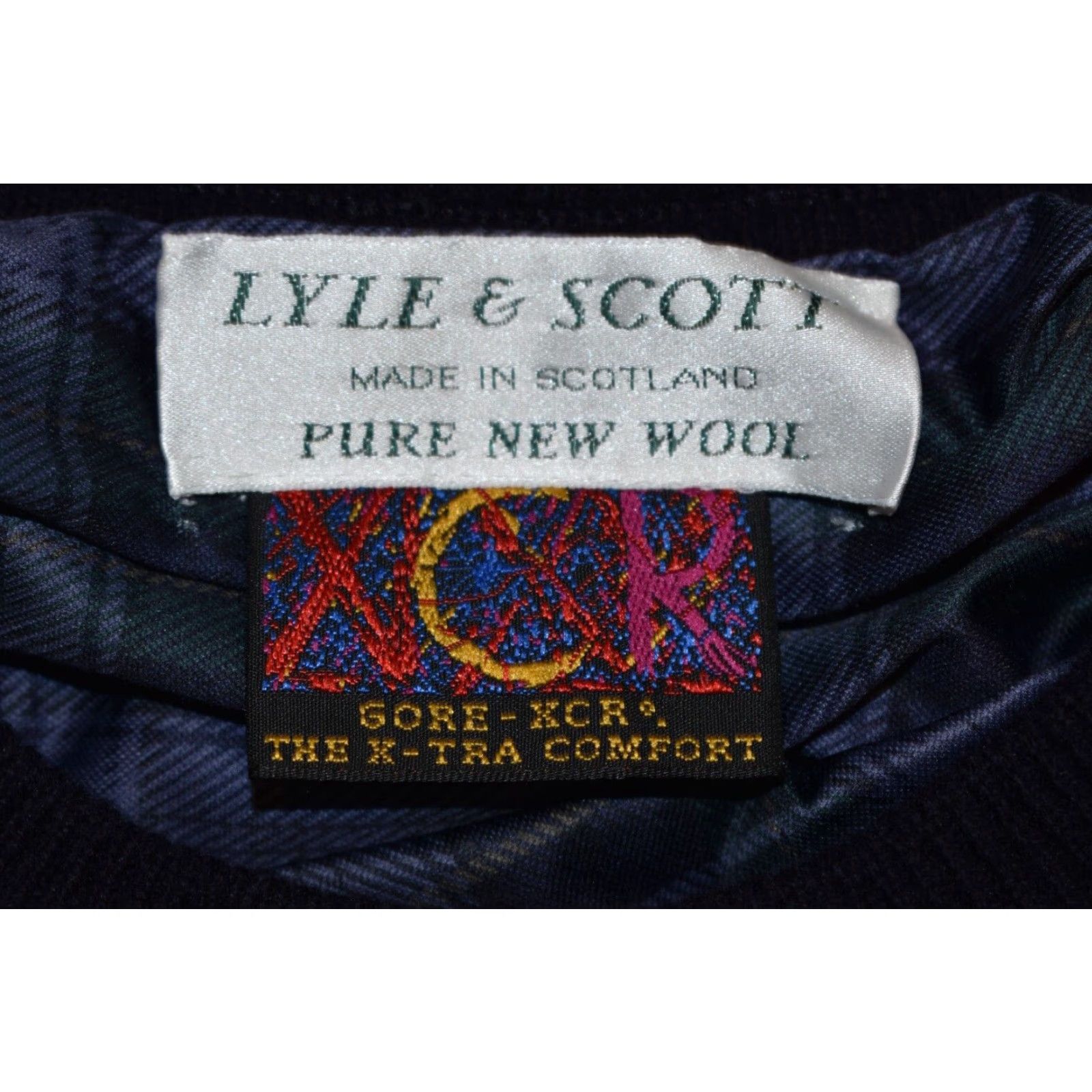 Lyle & Scott Lyle & Scott Long Sleeve Wool Sweater Lined Mens Medium Blue Size US M / EU 48-50 / 2 - 8 Thumbnail