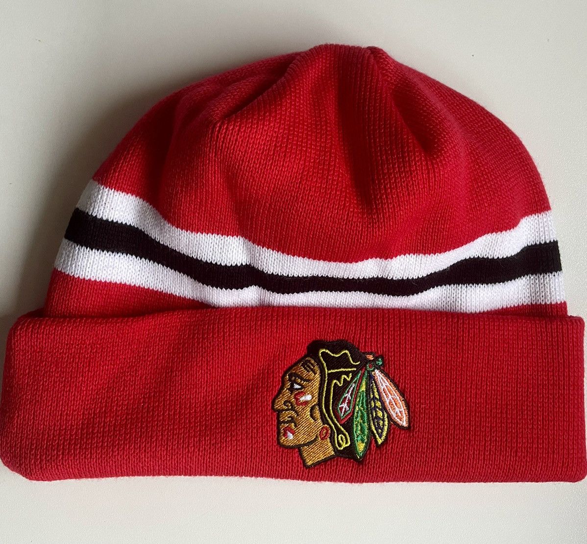 NHL × October's Very Own OVO X NHL CHICAGO BLACKHAWKS BEANIE Size ONE SIZE - 4 Thumbnail