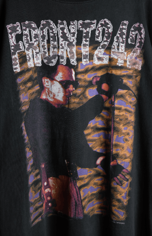 Band Tees 90’s Front 242 EBM Music Band Tee Size US L / EU 52-54 / 3 - 3 Thumbnail