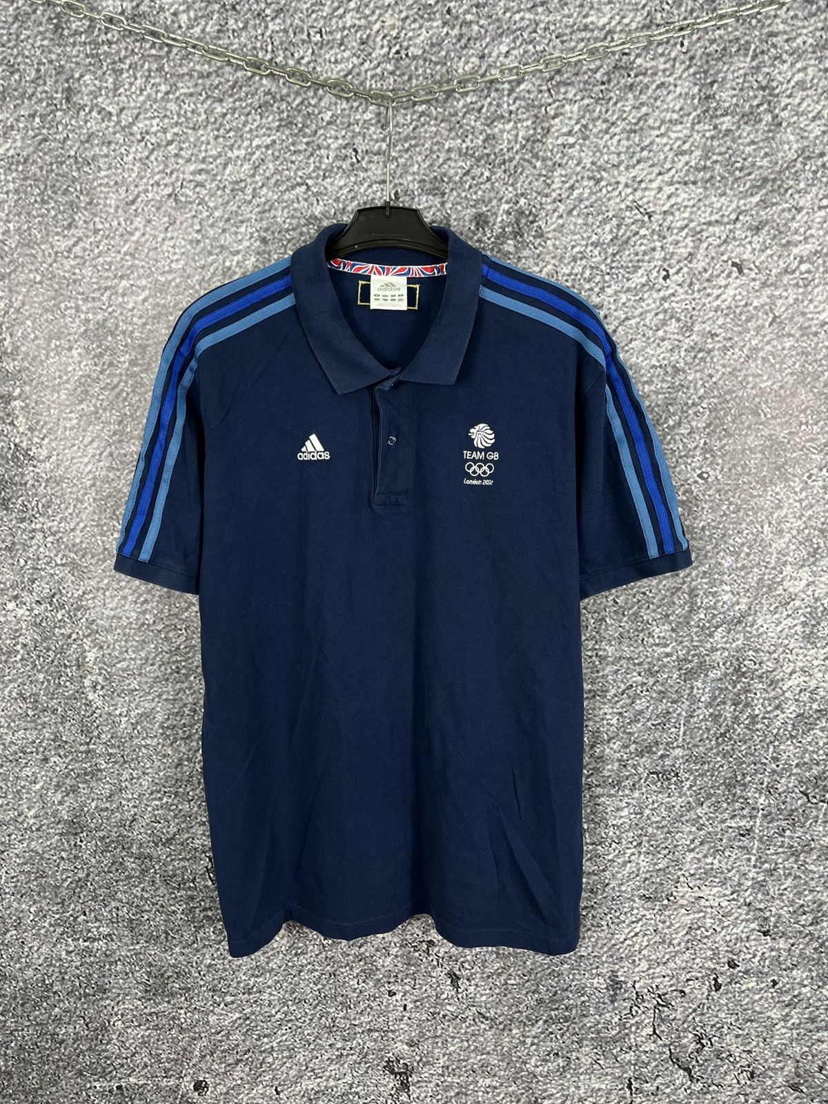 Adidas olympic polo shirt hotsell