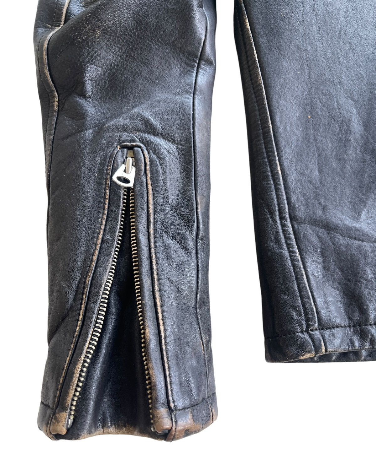 WEST RIDE 50s West Ride Motorcycle Cowhide Leather Jacket (size 34) Size US XS / EU 42 / 0 - 20 Thumbnail