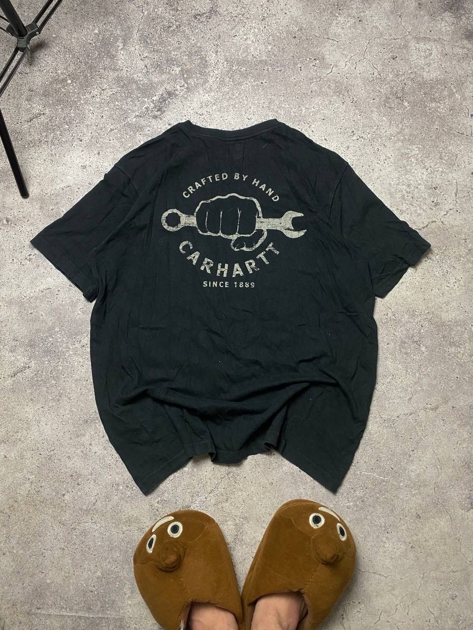 Carhartt Wip × Vintage Carhartt WIP T-Shirt Pocket Print Big Logo Size US L / EU 52-54 / 3 - 1 Thumbnail