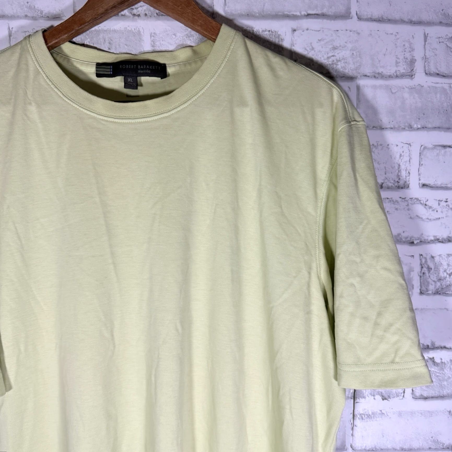 Vintage ROBERT BARAKETT Green Casual T-Shirt Mens XL Regular Fit Size US XL / EU 56 / 4 - 2 Thumbnail