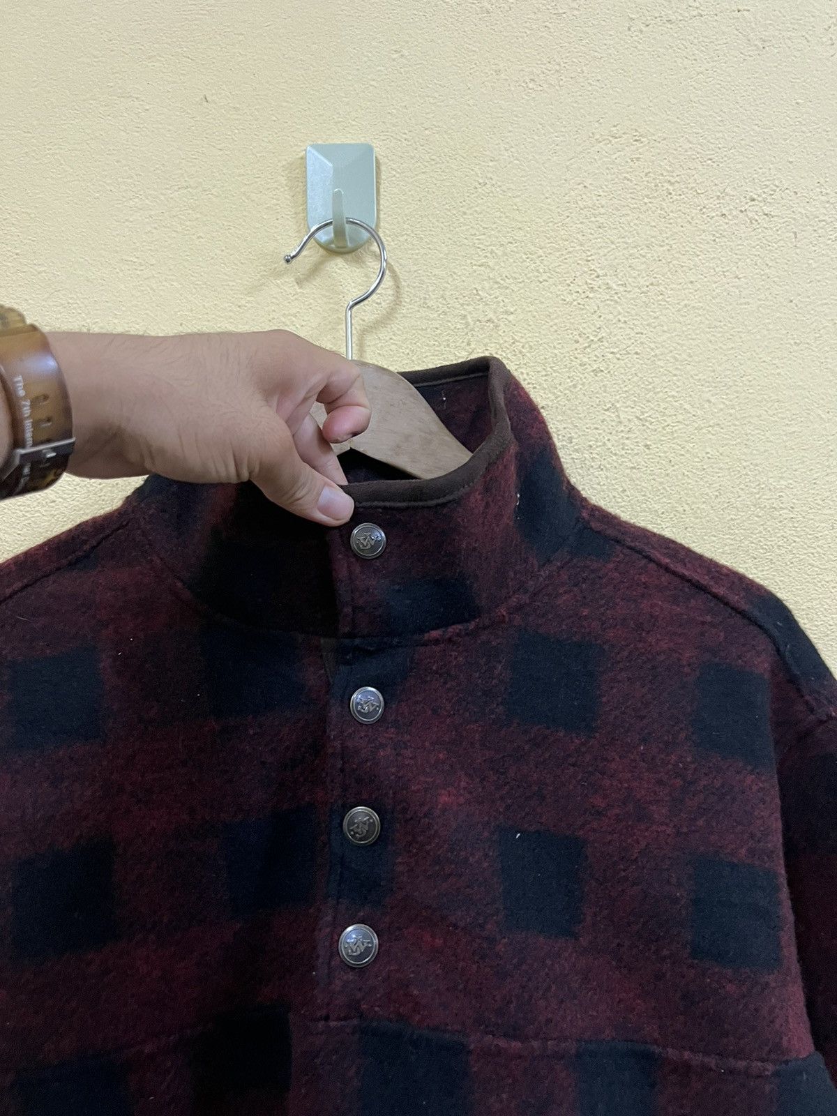Vintage VINTAGE JOHN WAYNE HALF BUTTON FLEECE Size US M / EU 48-50 / 2 - 3 Thumbnail