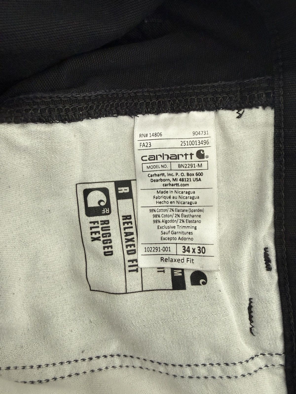 Carhartt Carhartt BN2291-M Size US 34 / EU 50 - 5 Thumbnail