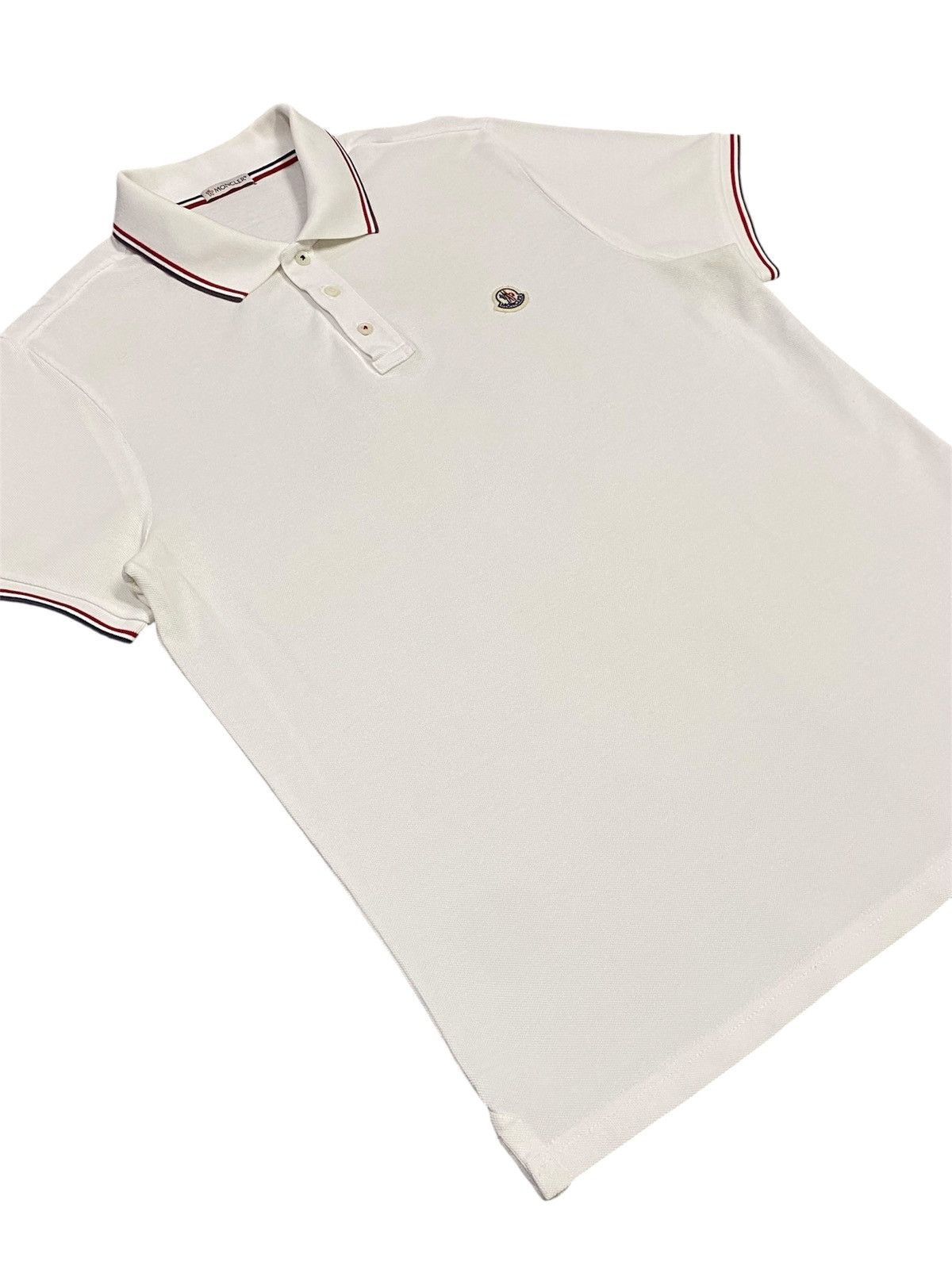 Moncler Moncler Contrast Rib Polo Shirt Size US L / EU 52-54 / 3 - 24 Thumbnail