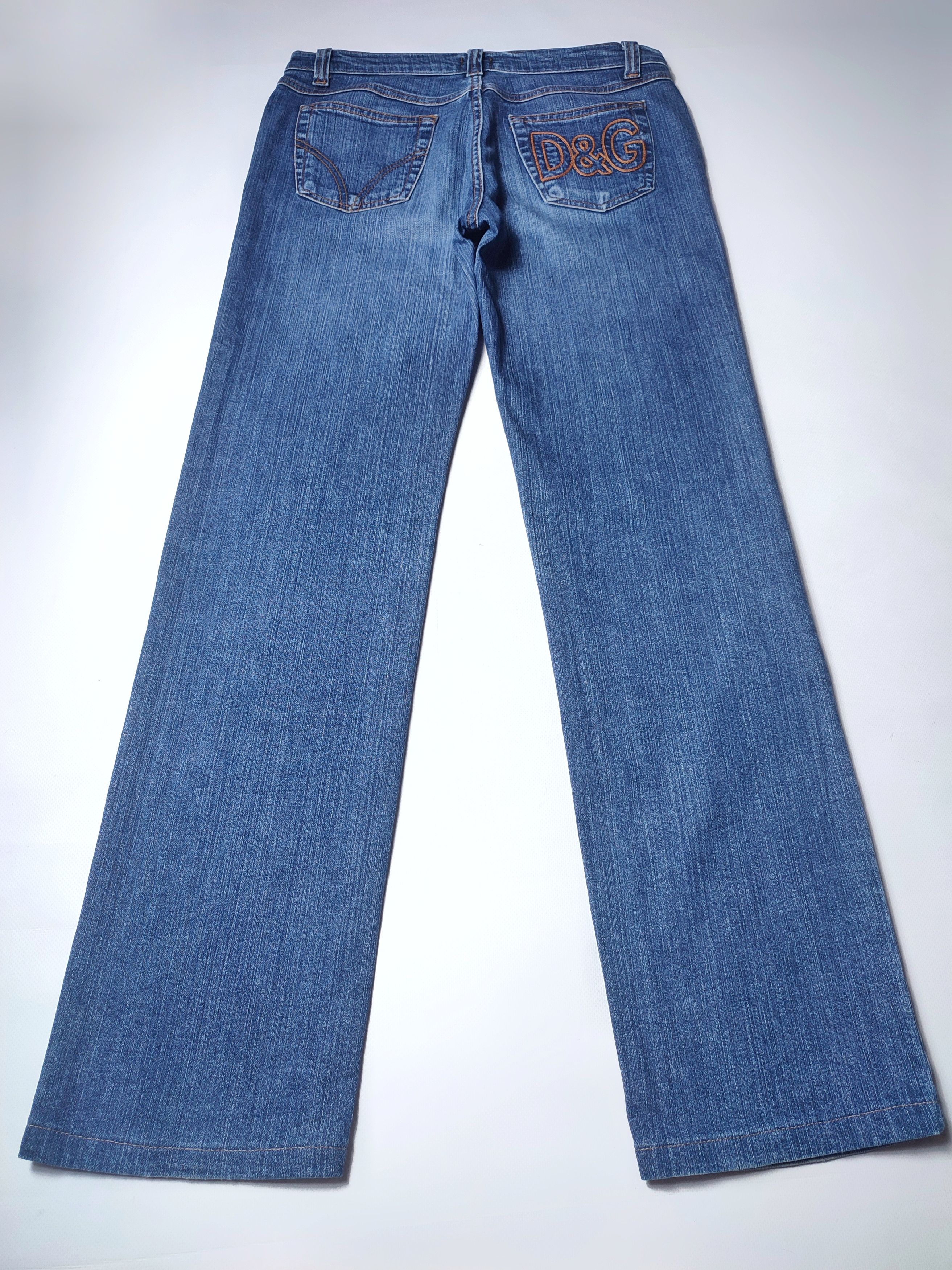 Dolce & Gabbana Vintage Dolce Gabbana Logo Stitched Denim Pants Size 29" - 8 Thumbnail