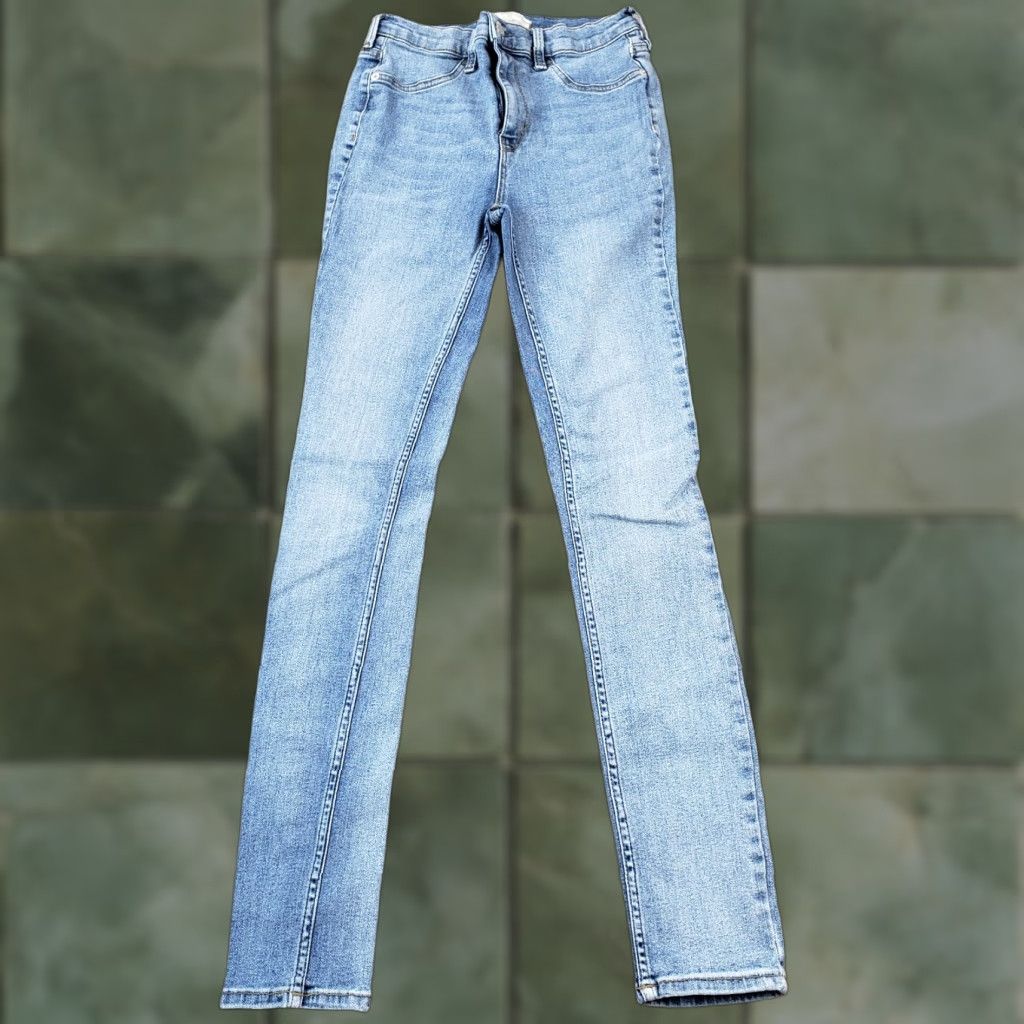Free People Free People Jeans 26x30 Blue Denim Skinny Leg Stretch Casual Womens Jeans Mens? Size 26" / US 2 / IT 38 - 1 Thumbnail