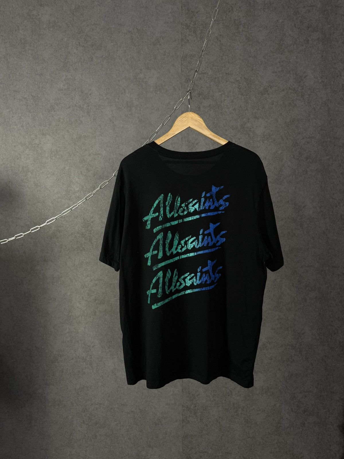Allsaints Allsaints luxury designer overprinted tee Size US L / EU 52-54 / 3 - 2 Thumbnail