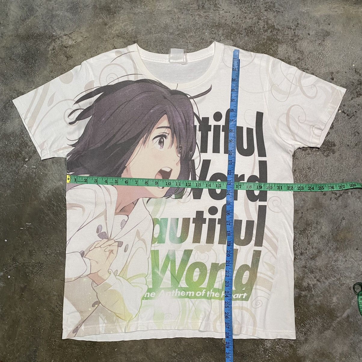 Anime Cospa Anthem of the Heart Anime Drama Film T Shirt Size US XL / EU 56 / 4 - 9 Thumbnail