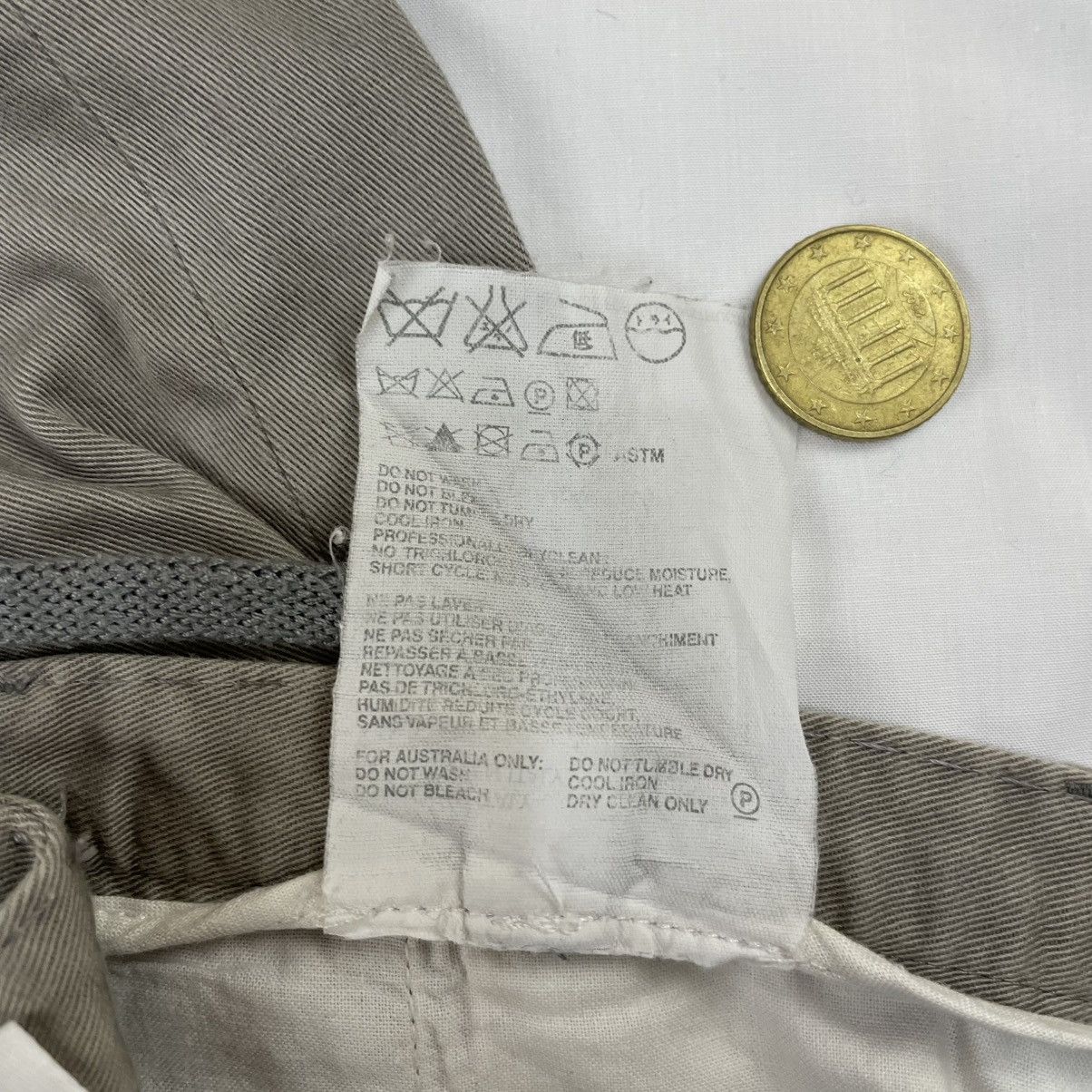 Helmut Lang 2004 Helmut Lang Double Fly Hand Stitch Tailor Pants Vintage Size US 32 / EU 48 - 8 Thumbnail
