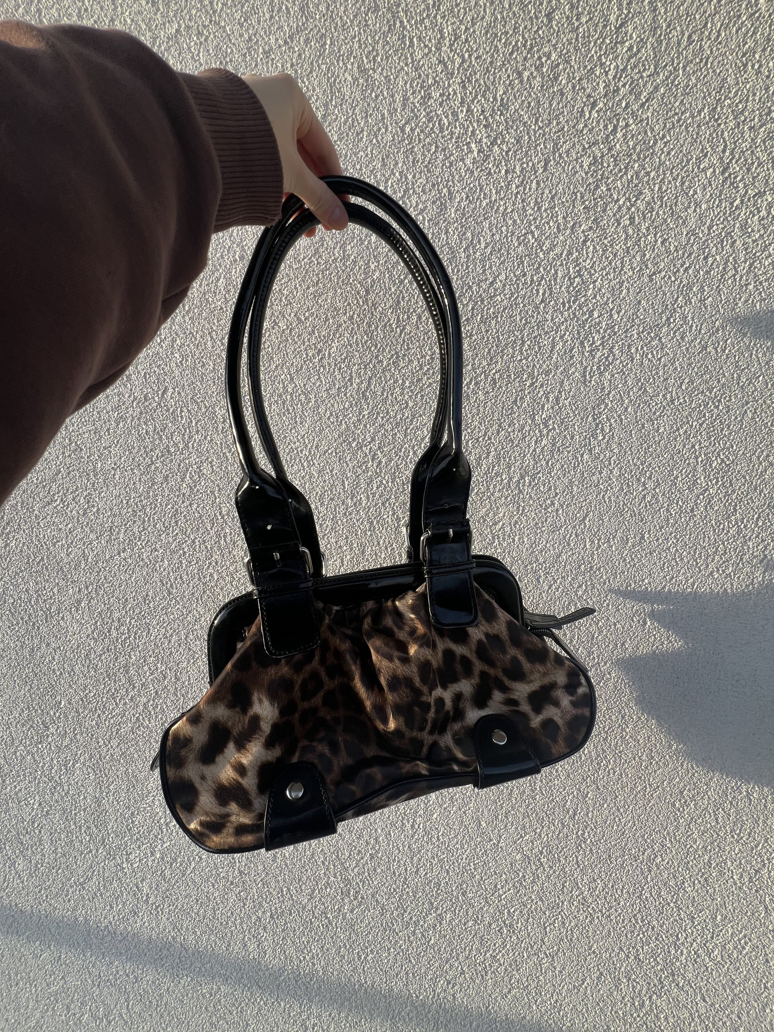 Vintage y2k leopard cheetah print bag alt Size ONE SIZE - 10 Thumbnail