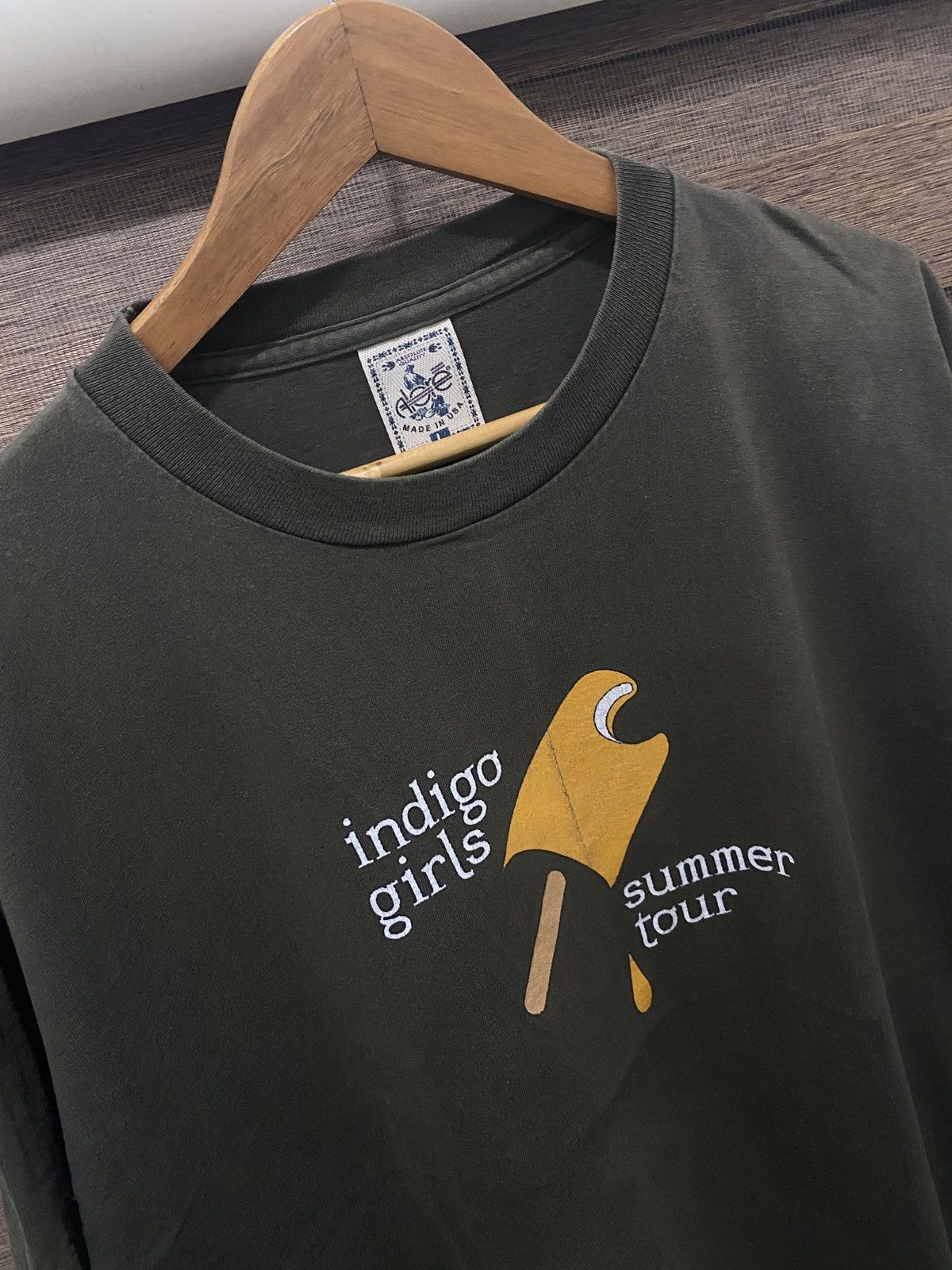 XL 90s USA製INDIGO GIRLS ビンテージ バンド Tシャツ Vintage 1995 Indigo Girls Band T-Shirt Honor The Earth Tour Size